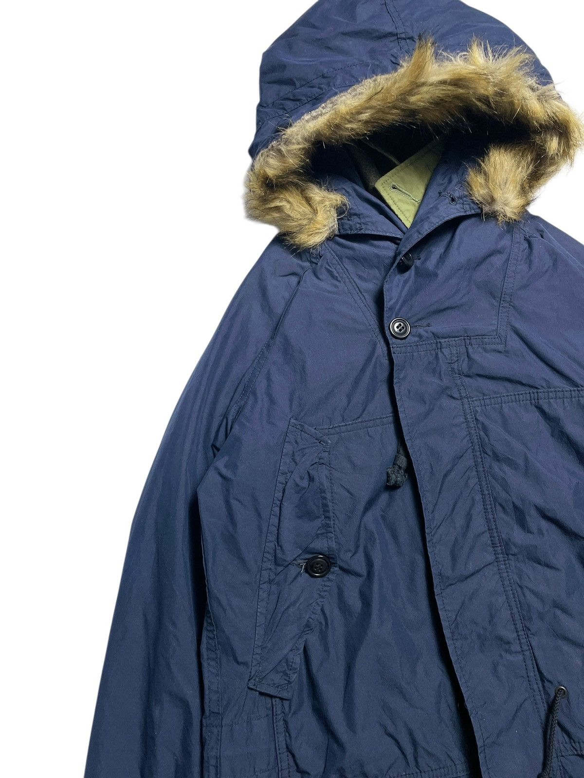 14th Addiction 2000’s Denim & Dungaree - Apocalypse Parka Fur Jacket Size US M / EU 48-50 / 2 - 7 Thumbnail