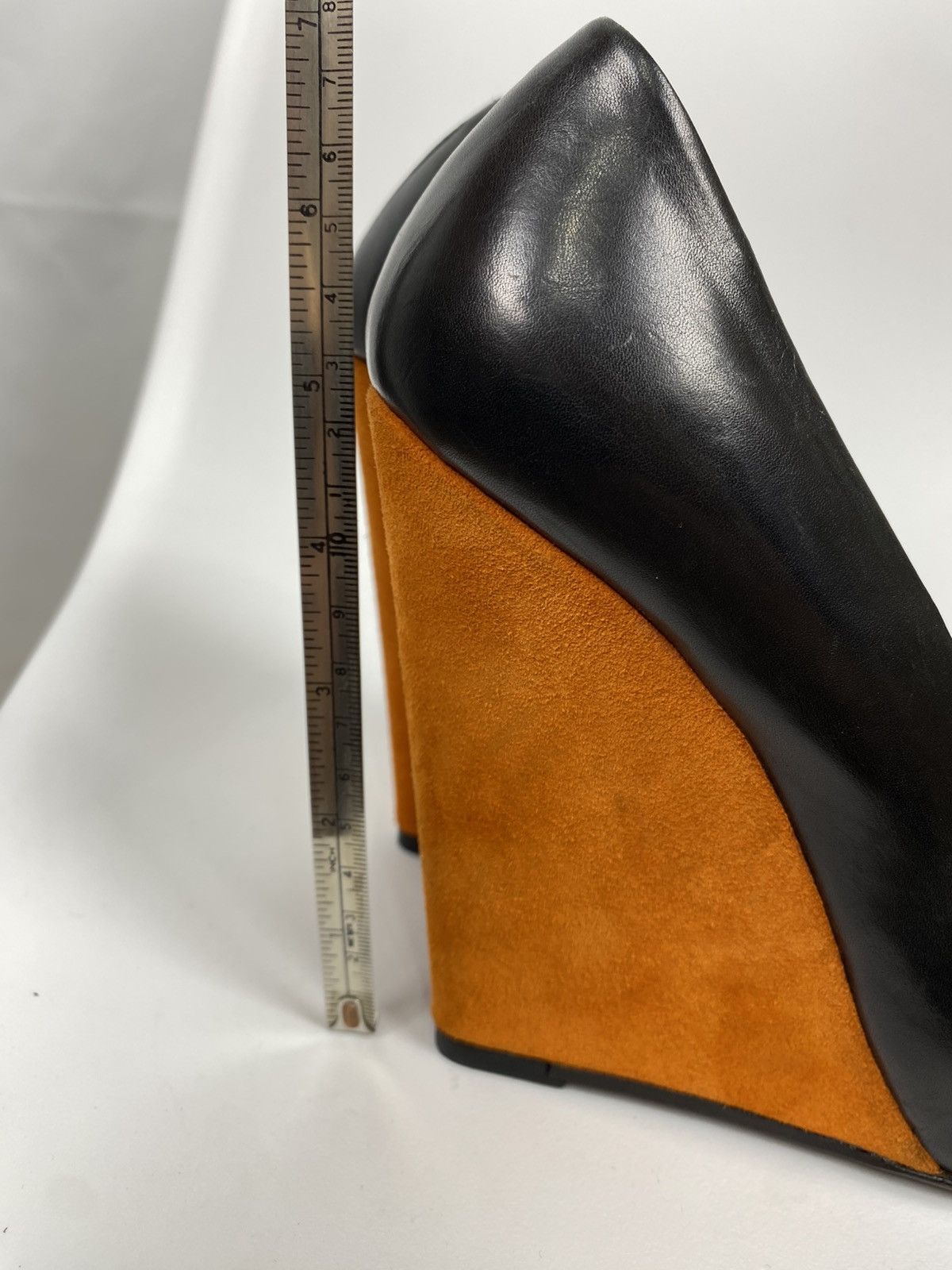 Other Giacomorelli Genuine Leather and Suede Wedges Heels size 37 Size US 7 / IT 37 - 9 Thumbnail