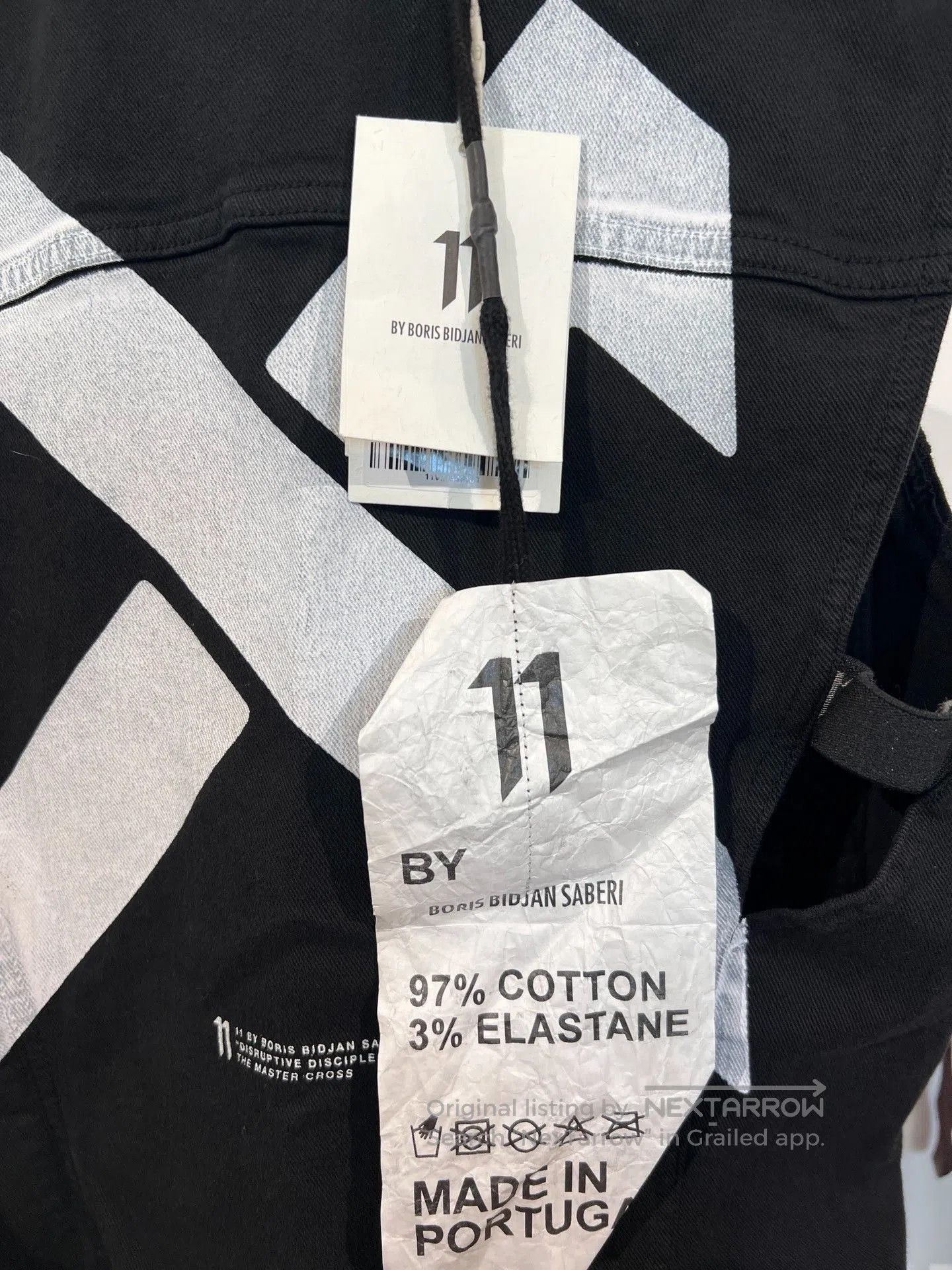 11 By Boris Bidjan Saberi Boris Bidjan Saberi 11by BBS V3 Denim Hunting Vest. Size US S / EU 44-46 / 1 - 8 Thumbnail