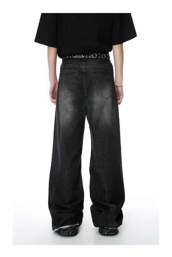 Other Baggy Black Denim Jeans Size US 28 / EU 44 - 3 Thumbnail