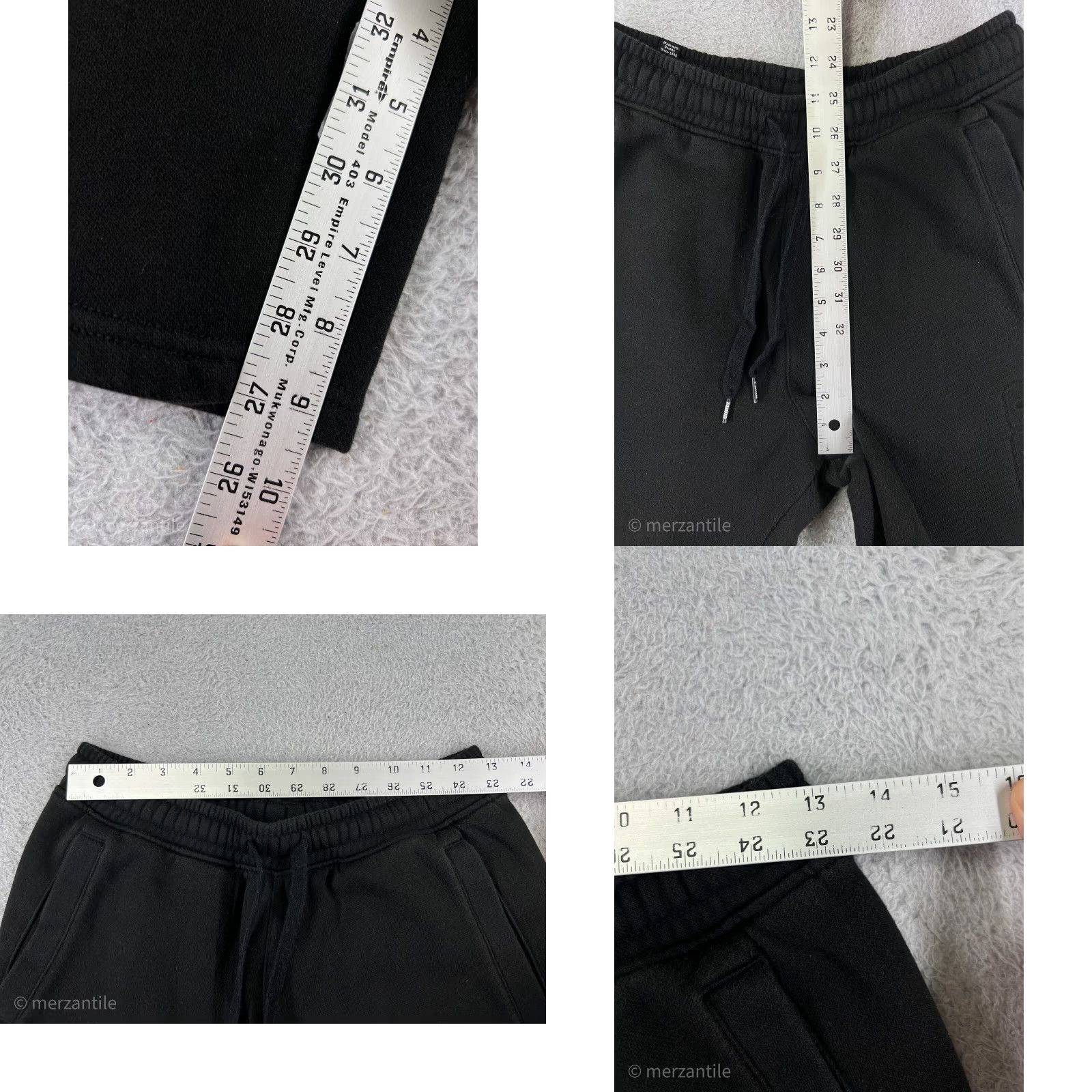 Puma Puma Shorts Womens Small Black Running Gym 100% Cotton Athletic Logo Shirt - Womens Athletic Shorts Black 90s? Size 28" / US 6 / IT 42 - 9 Thumbnail