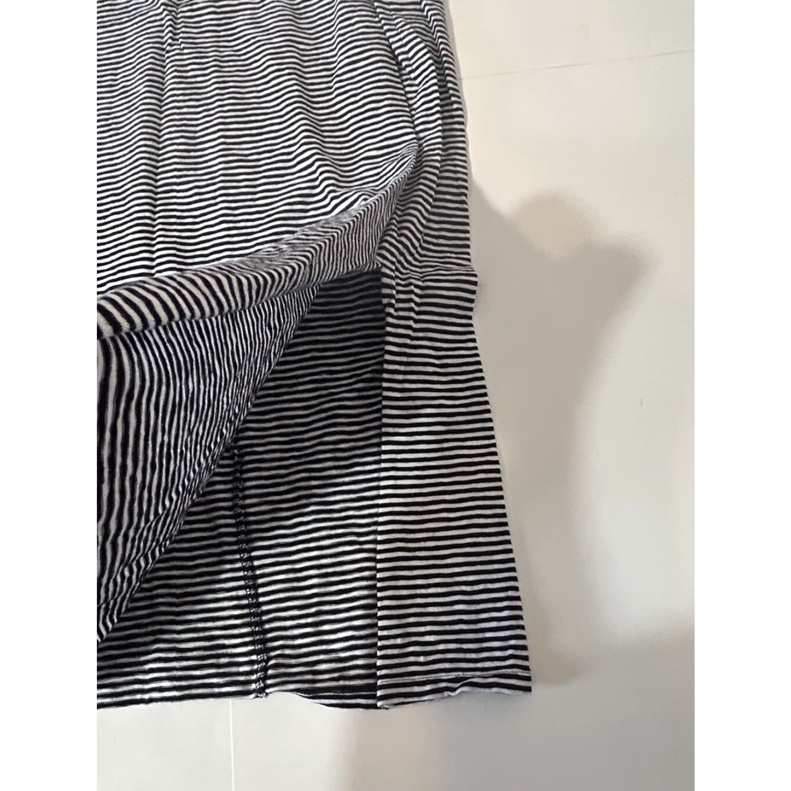 Talbots Talbots Sleeveless Maxi Dress Women M Navy Blue White Striped Keyhole Back Side Slits Pattern Multicolor Nautical Preppy 90s? Size M / US 6-8 / IT 42-44 - 3 Thumbnail
