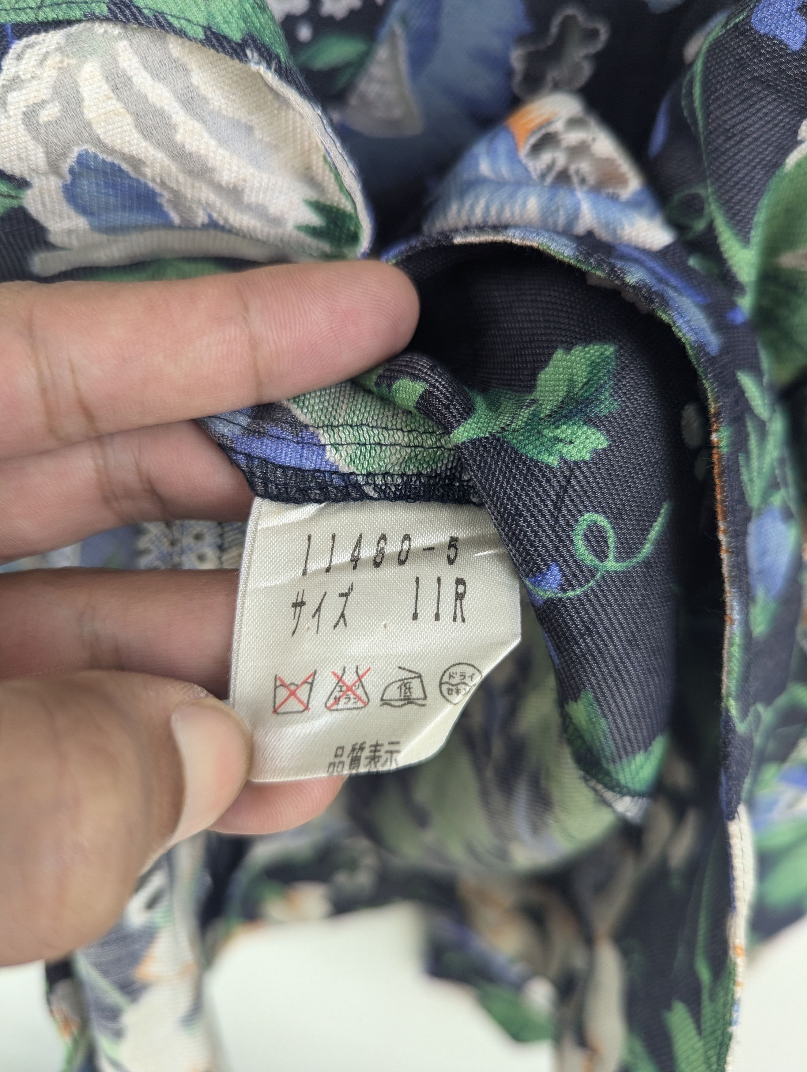 Japanese Brand Vintage Blazer Jacket Floral Motif Transparent Size M / US 6-8 / IT 42-44 - 9 Thumbnail