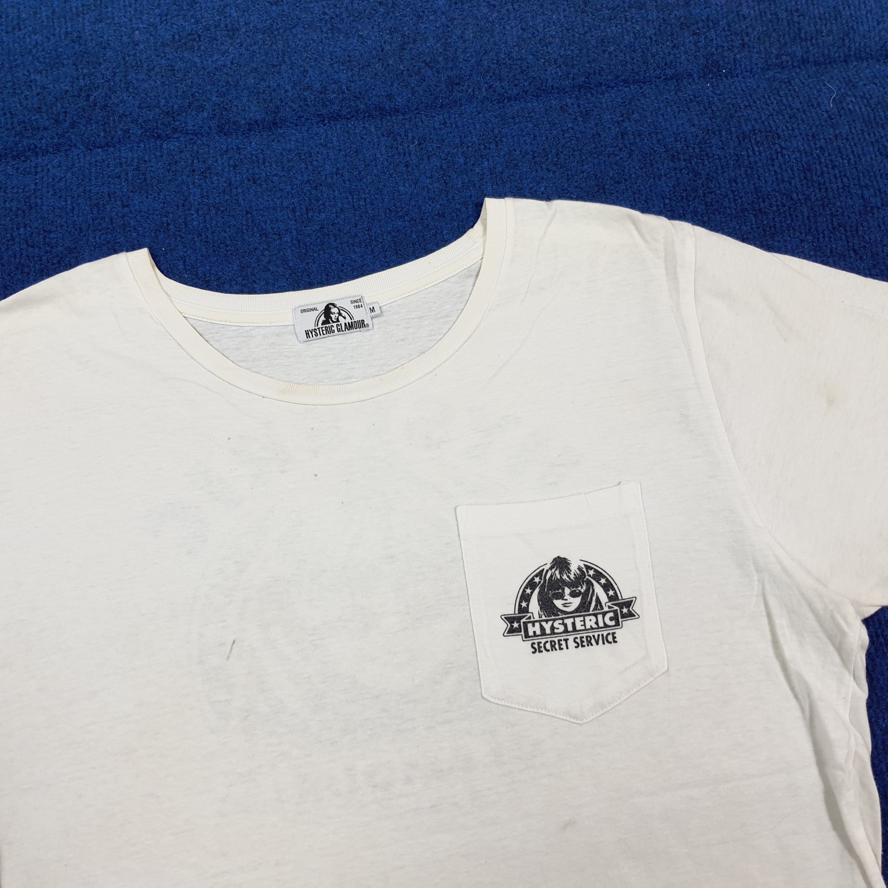 Hysteric Glamour Vintage Hysteric Glamour Secret Service Pocket Tee C299N2 Size US M / EU 48-50 / 2 - 4 Thumbnail
