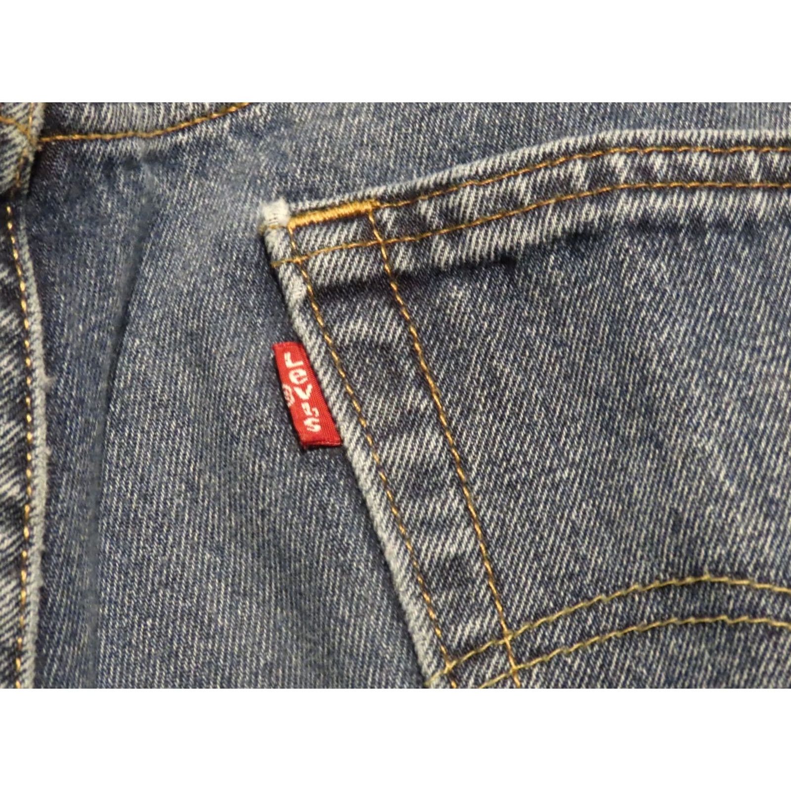 Levi's Levi's 550 Jeans Men's 42x30 Relaxed Fit Blue Denim Straight 5-Pocket Belt Loops Zip Fly Pockets Size US 42 / EU 58 - 7 Thumbnail