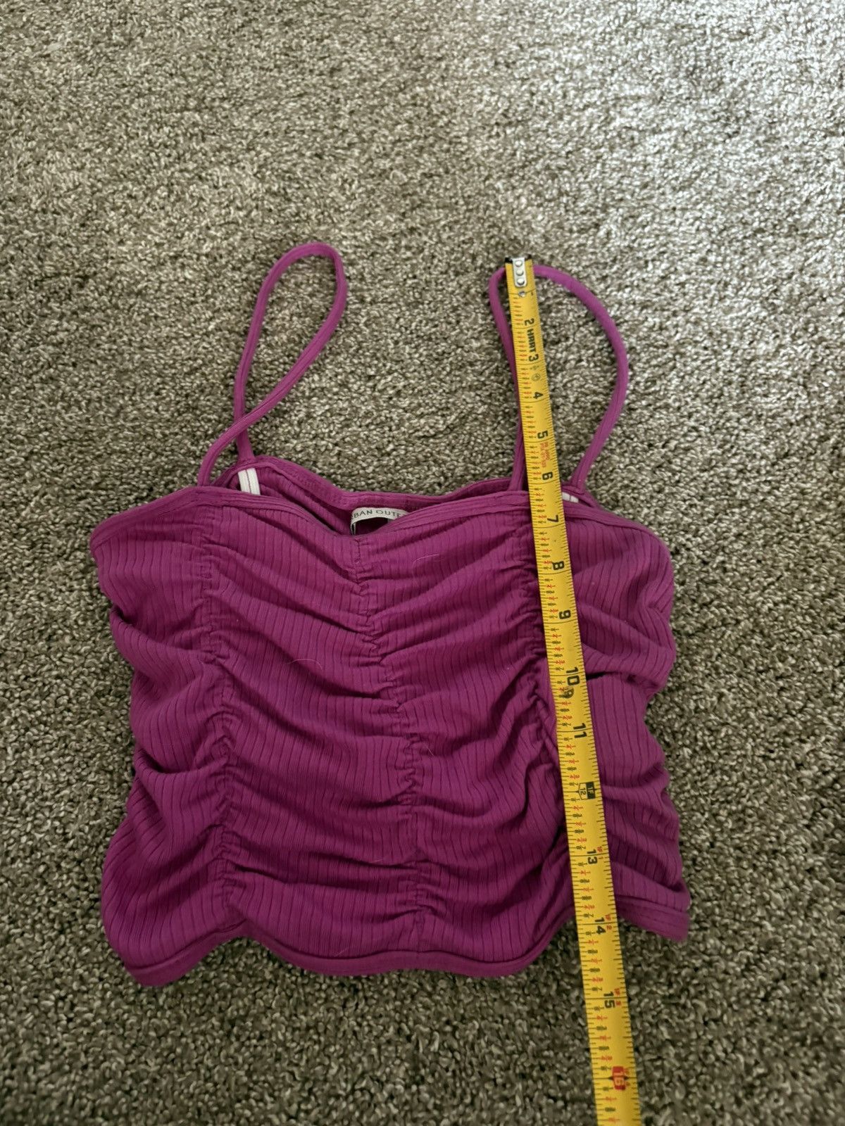 Urban Outfitters (Urban Outfitters) Purple Cinch Tank Top: Size Small Size S / US 4 / IT 40 - 7 Thumbnail