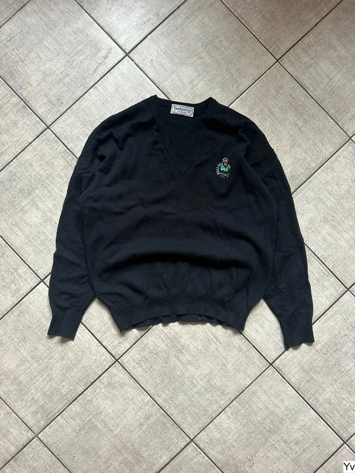 Burberry Vintage Sweater Burberry Old Money Tenis Golf Designer Size US M / EU 48-50 / 2 - 1 Thumbnail
