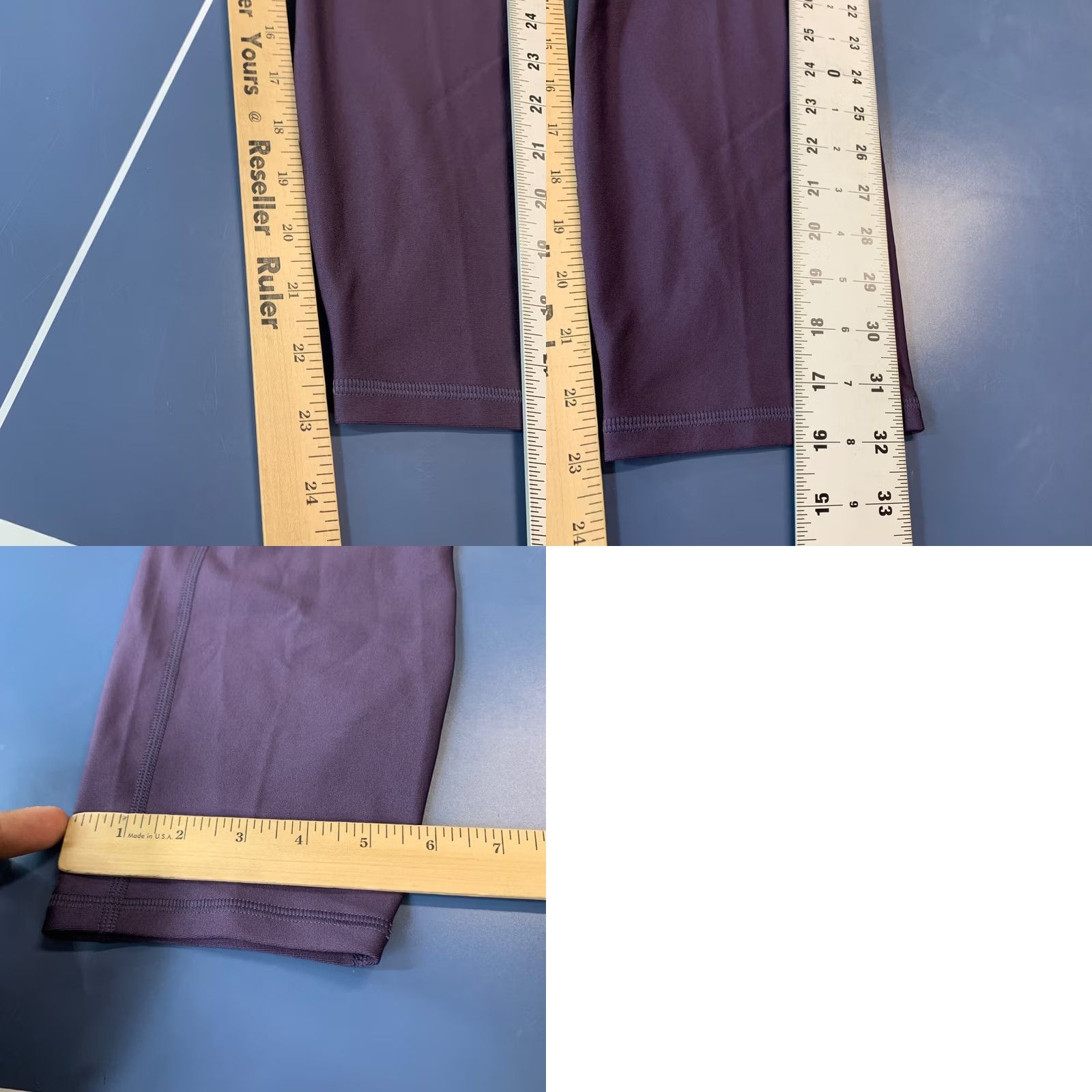 Under Armour Under Armour Compression Leggings Womens XL Purple High Rise 32x23 Workout Activewear Shaping, Leggings, Athleti c Size 40" / US 18 - 11 Thumbnail