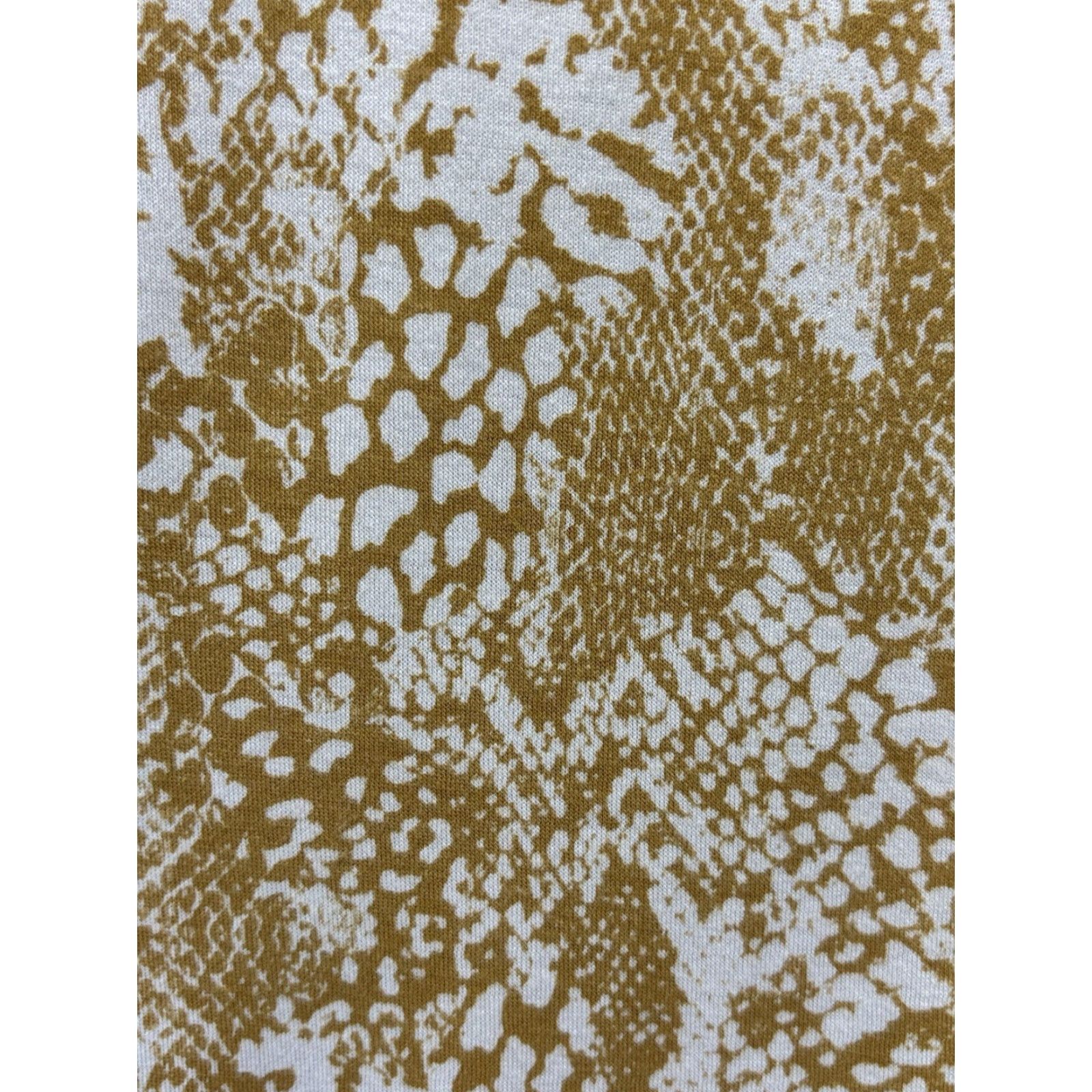 Free People Free People Intimately Gotcha Snakeskin Bodysuit Shirt Small Gold Boho Womens Size S / US 4 / IT 40 - 4 Thumbnail