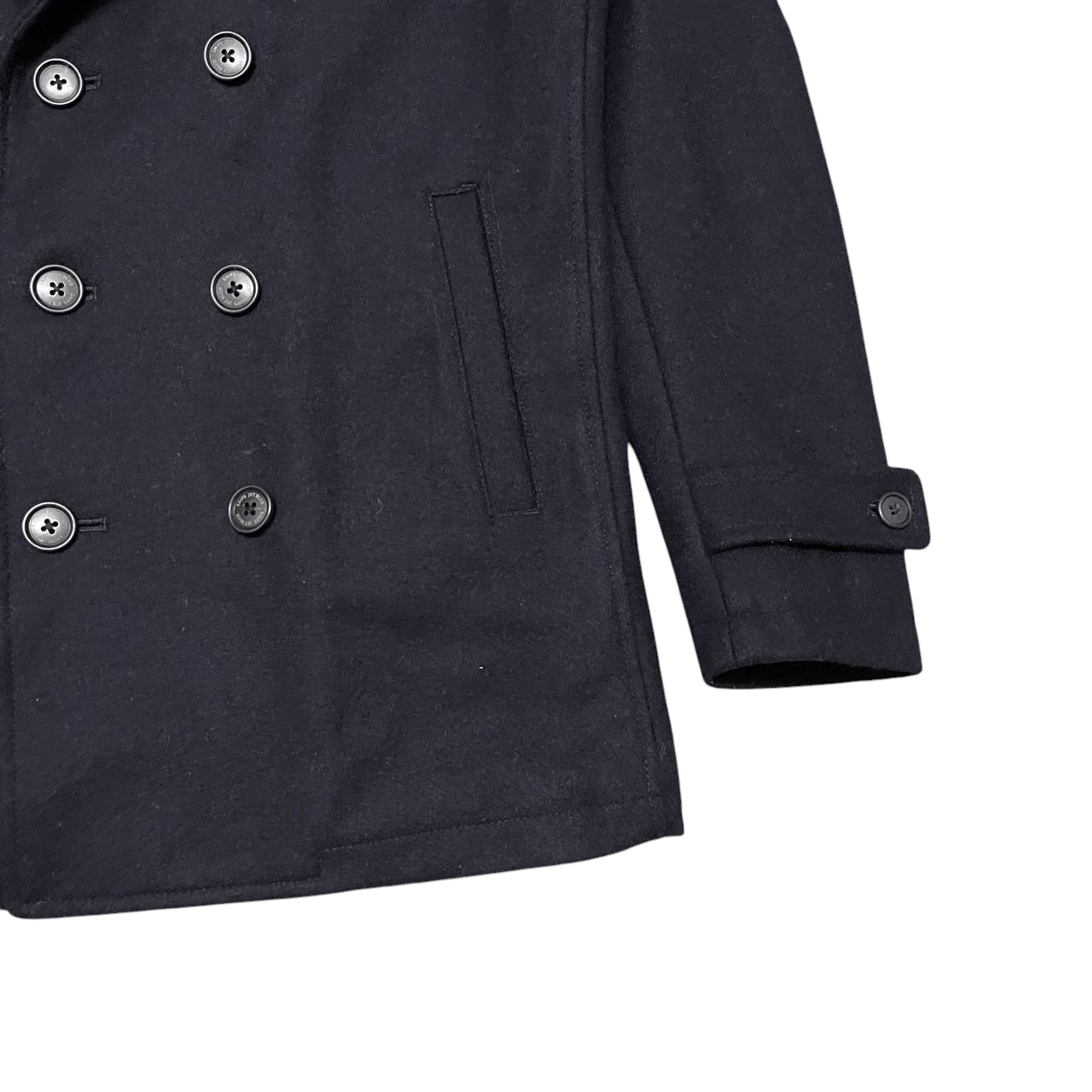 Ships Jet Blue Vintage Ships Jet Blue Wool Coat Double Breasted Size US M / EU 48-50 / 2 - 4 Thumbnail