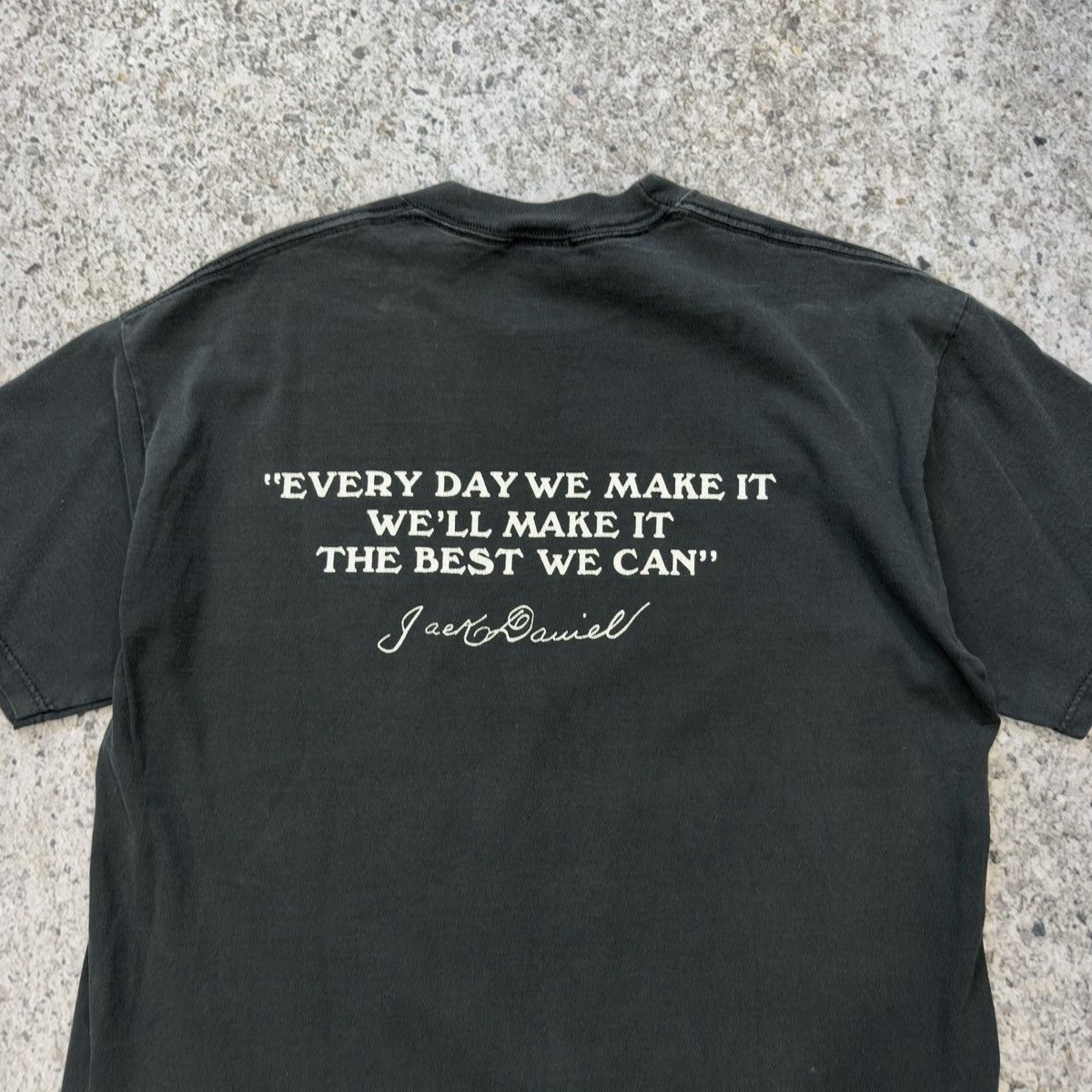 Vintage Vintage Faded Jack Daniels Whiskey Tee ERD Grunge Thrashed Size US L / EU 52-54 / 3 - 5 Thumbnail