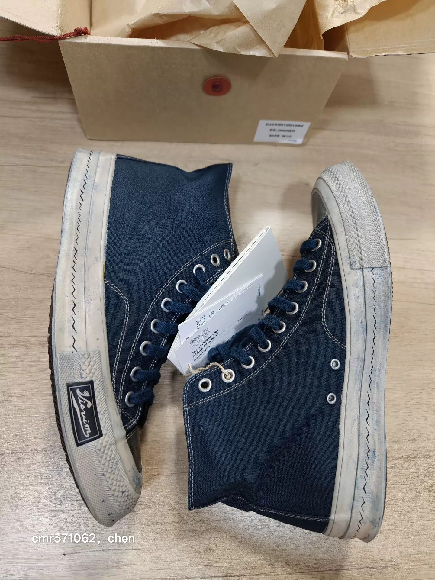 Visvim visvim 25 ICT Skagway Hi N.D. DK Indigo Sz 10 BN Size US 10 / EU 43 - 3 Thumbnail
