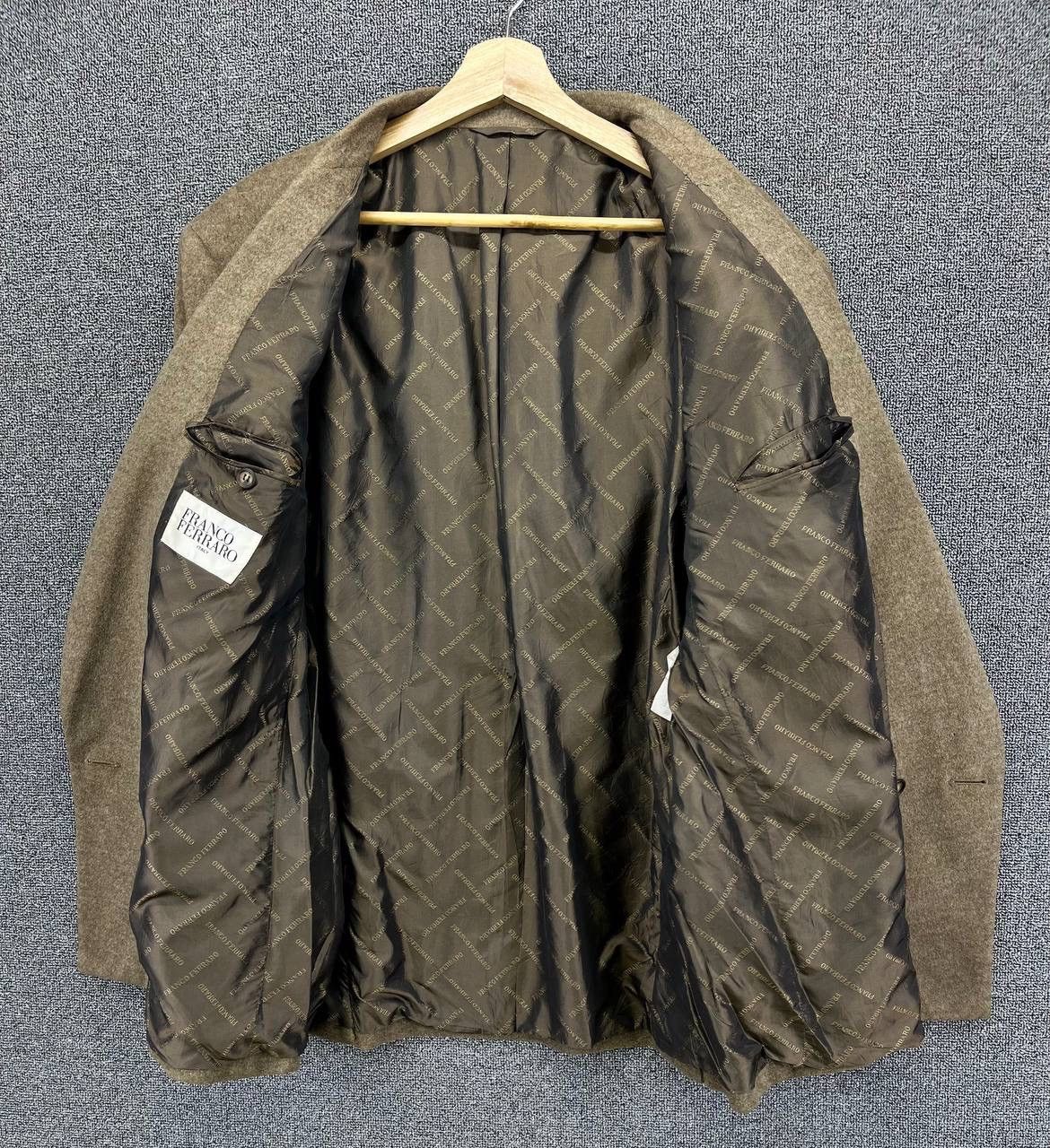 Vintage Vintage Franco Ferraro Luxury Wool Blazer Coat Jacket Size US L / EU 52-54 / 3 - 7 Thumbnail