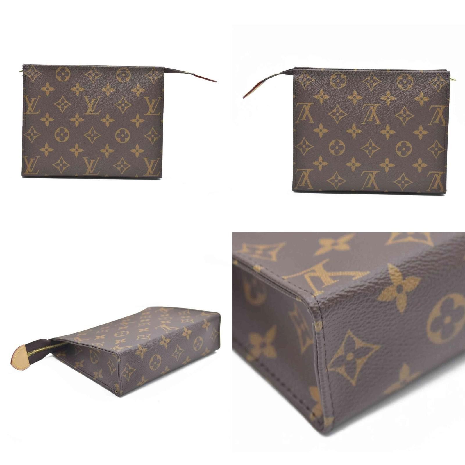 Louis Vuitton Louis Vuitton Monogram Toiletry Pouch 19 Red Size ONE SIZE - 4 Thumbnail