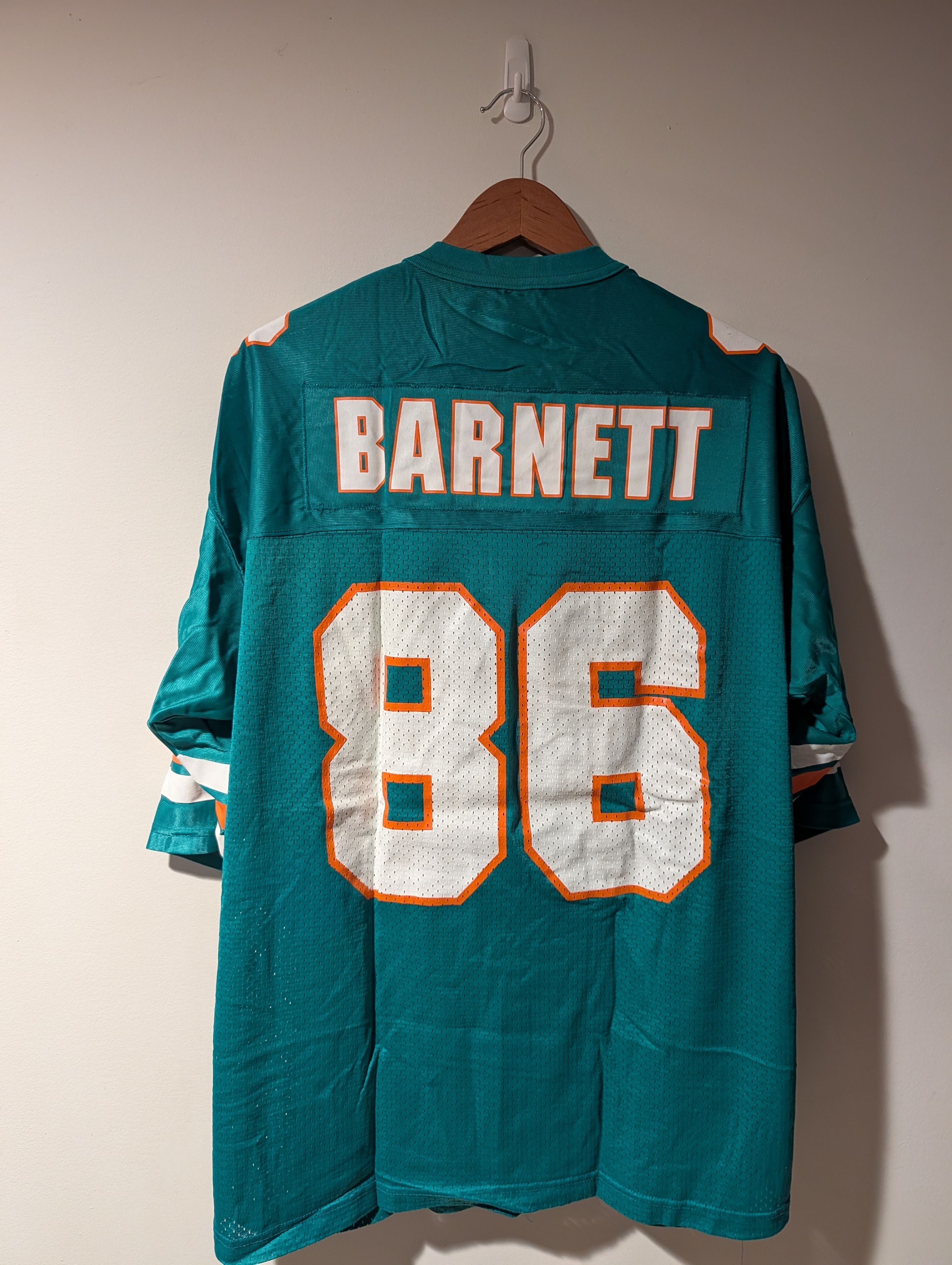 Starter VTG 1995 Miami Dolphins Starter NFL Jersey Fred Barnett 86 Size US XL / EU 56 / 4 - 1 Thumbnail