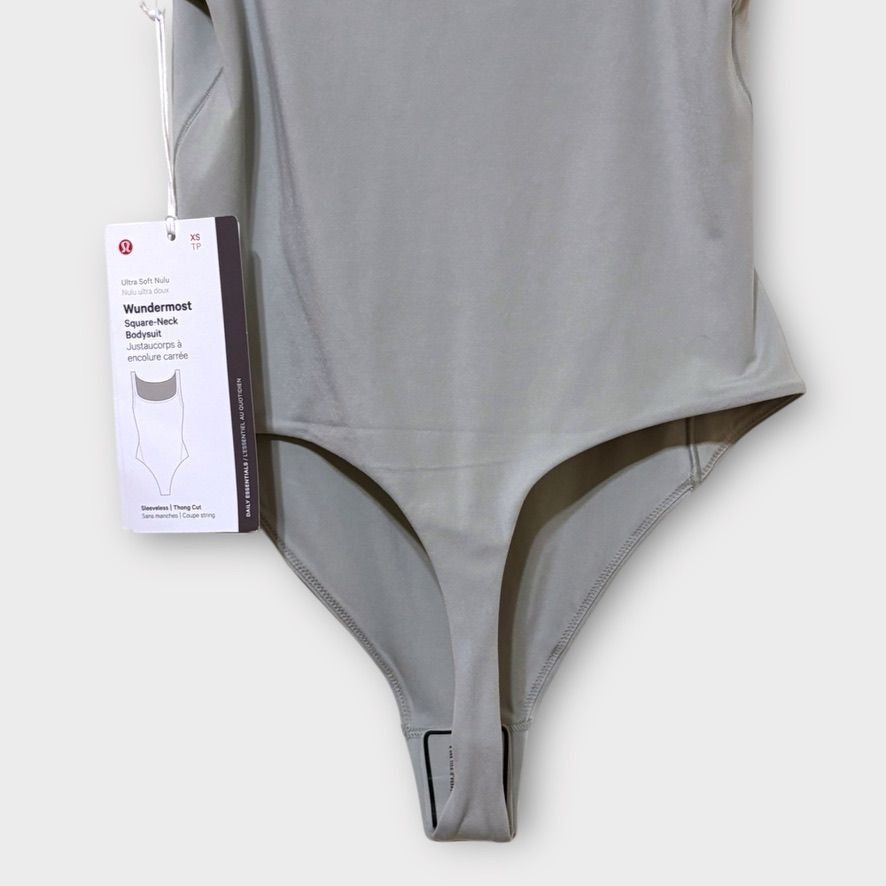 Lululemon NWT Lululemon Wundermost Bodysuit XS 4 Nulu Square-Neck Slee Size XS / US 0-2 / IT 36-38 - 8 Thumbnail