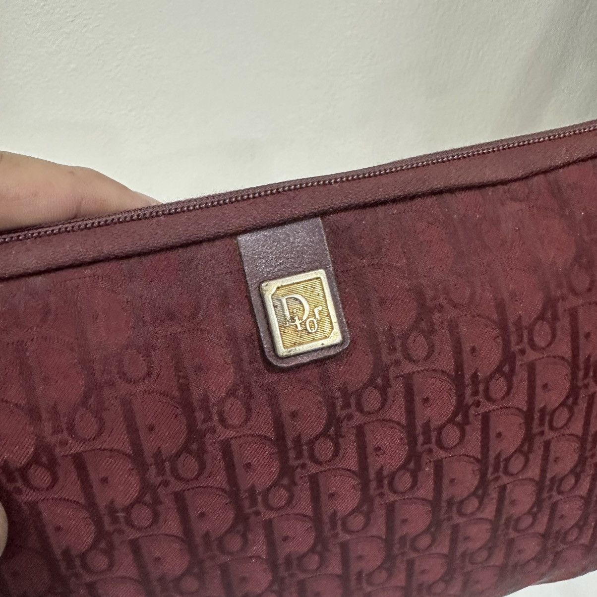 Dior ‼️YES‼️VINTAGE CHRISTIAN DIOR TROTTER MONOGRAM CLUTCH BAG Size ONE SIZE - 6 Thumbnail