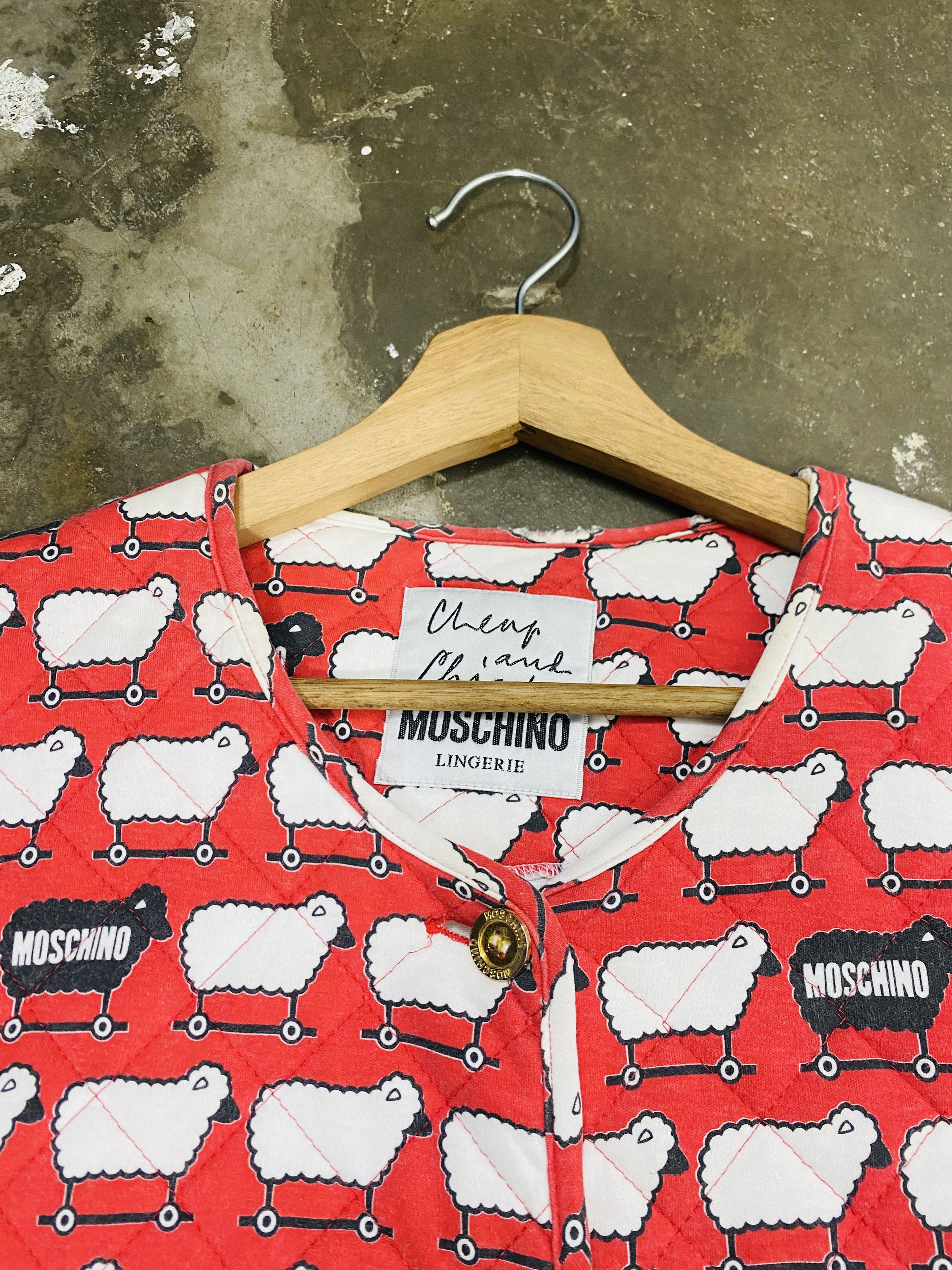 Moschino A13 Moschino Lingerie Full Print Sleepy Quilted Jacket Size L / US 10 / IT 46 - 8 Thumbnail