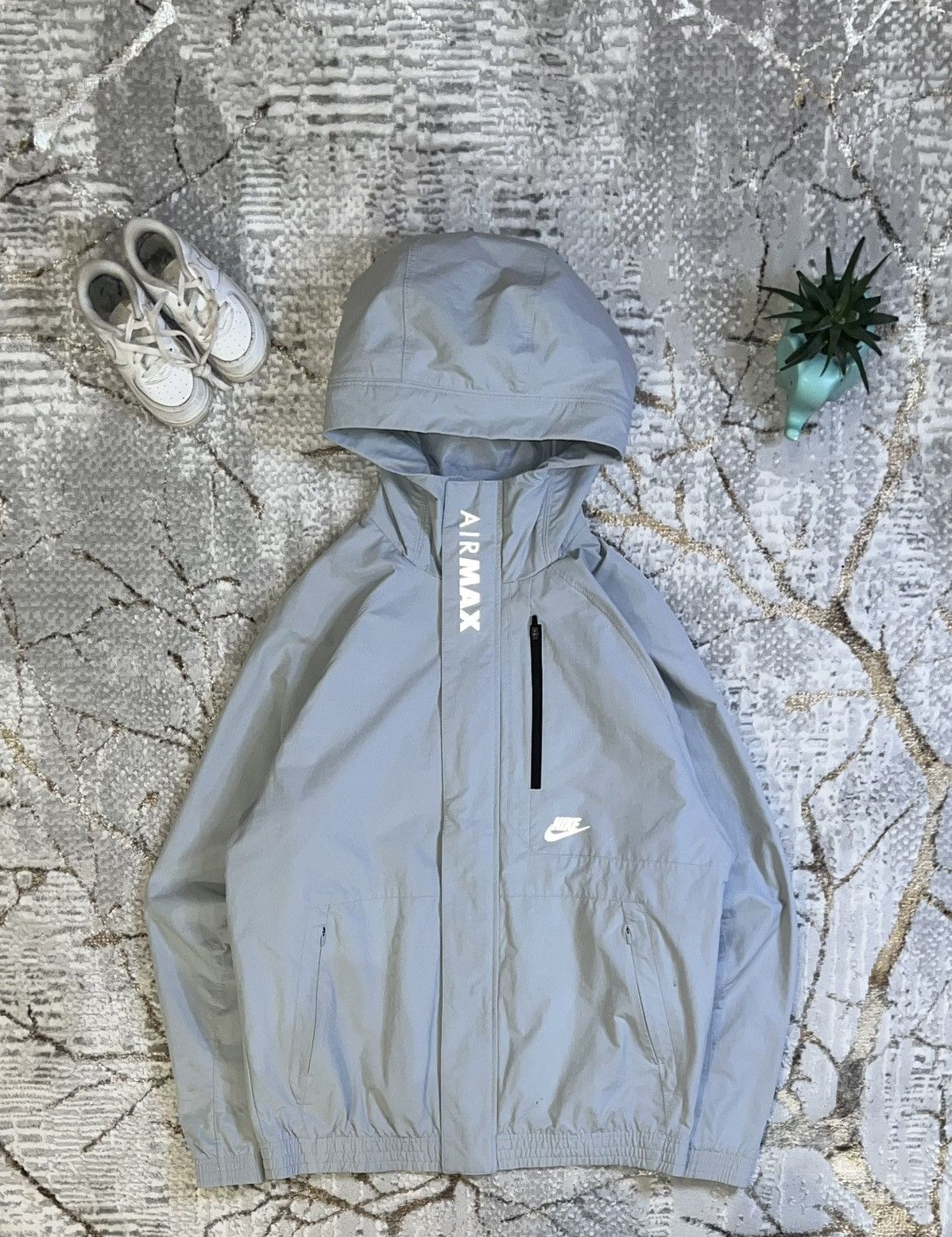 Nike × Vintage 🩻 NIKE AIRMAX LIGHT RETRO TRACK Y2K 90S JACKET WINDBREAKER Size US M / EU 48-50 / 2 - 1 Thumbnail
