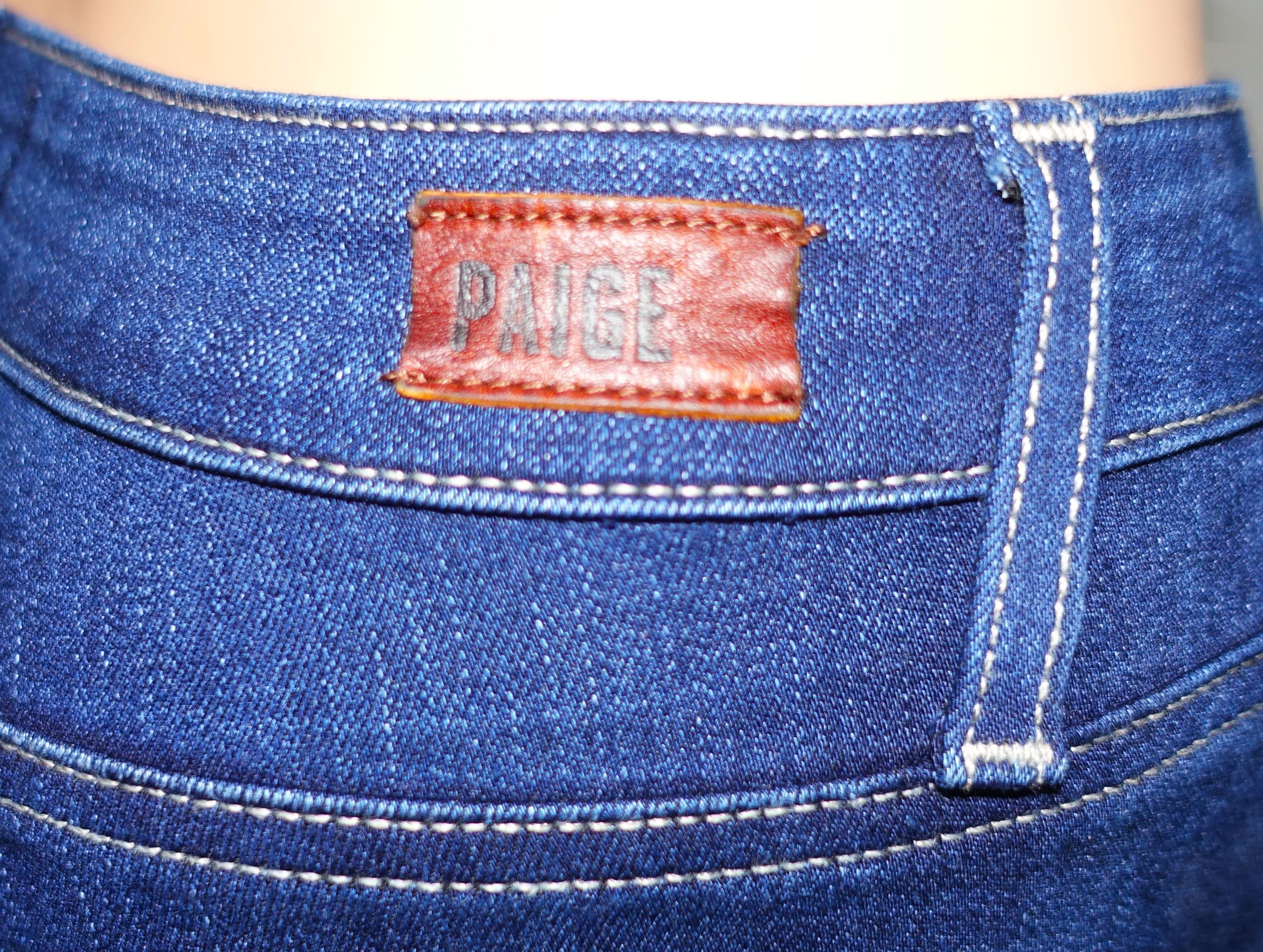 Paige Paige Blue Straight Leg Jeans 24 Size 24" / US 00 / IT 34 - 7 Thumbnail