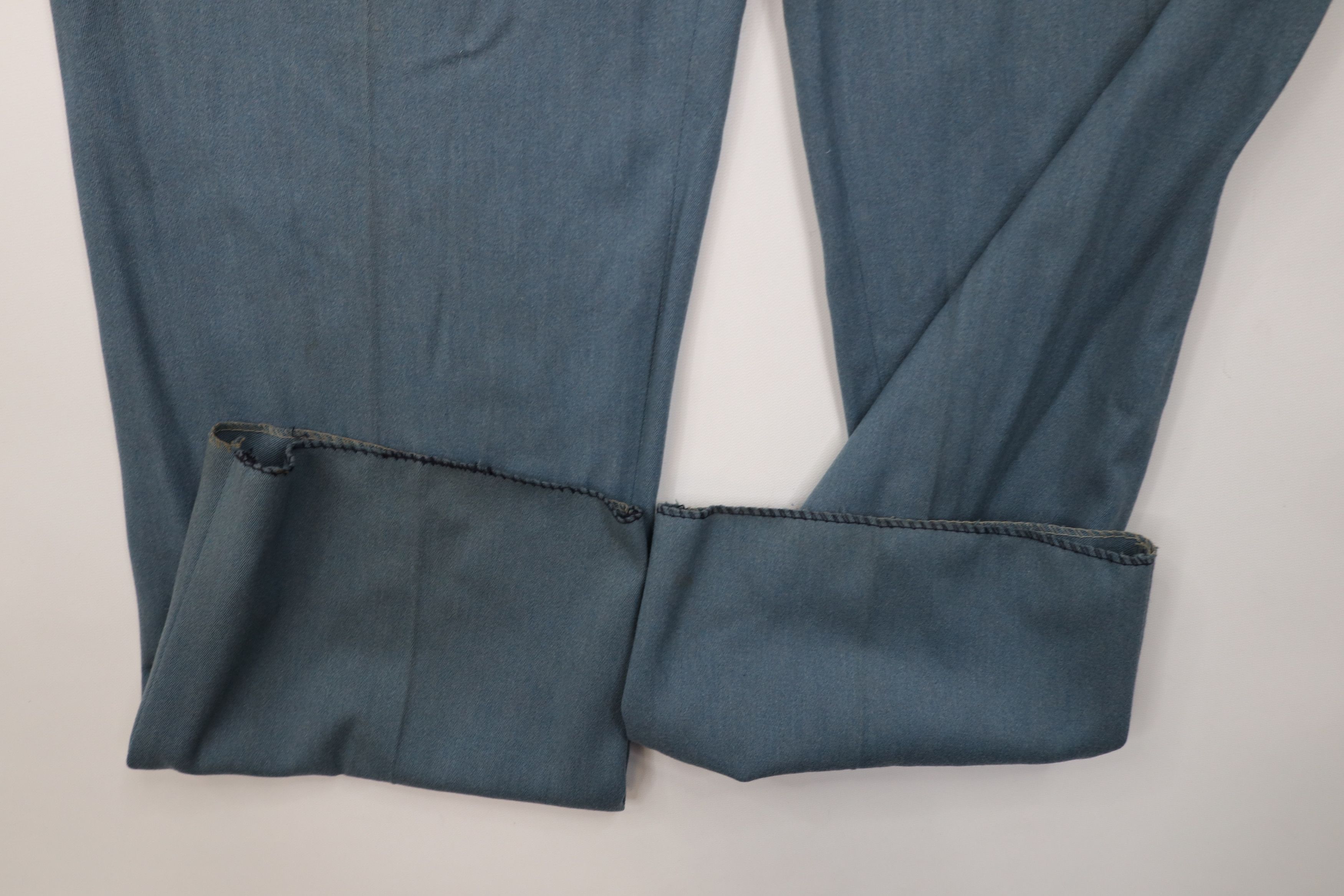Vintage Deadstock Vintage 40s 50s Gabardine Hollywood Chino Pants Size US 34 / EU 50 - 5 Thumbnail