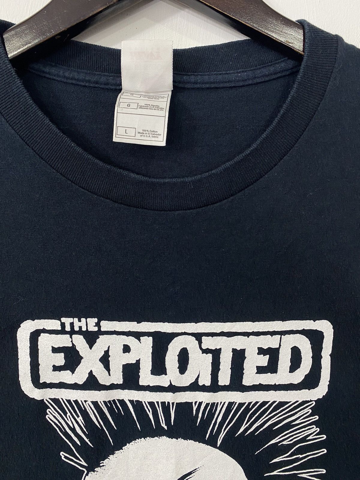 Band Tees 💥VINTAGE THE EXPLOITED street punk oi rock band rare shirt Size US L / EU 52-54 / 3 - 3 Thumbnail