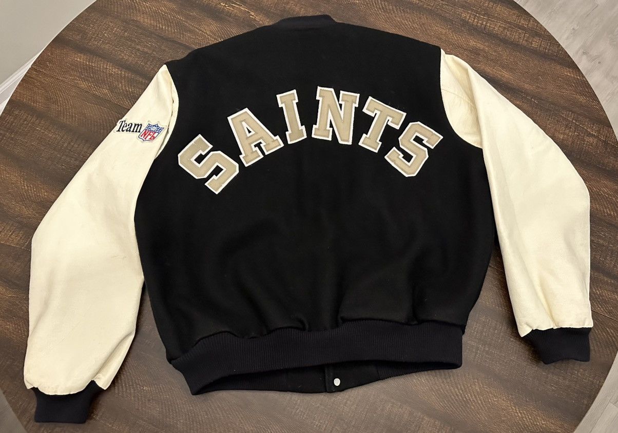 Chalk Line VTG Chalk Line New Orleans Saints NFL Varsity JacketSz XL Size US XL / EU 56 / 4 - 12 Thumbnail