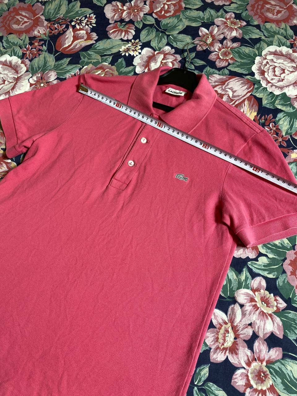 Lacoste × Vintage Vintage Lacoste 3D Logo White T-Shirt Size US S / EU 44-46 / 1 - 4 Thumbnail