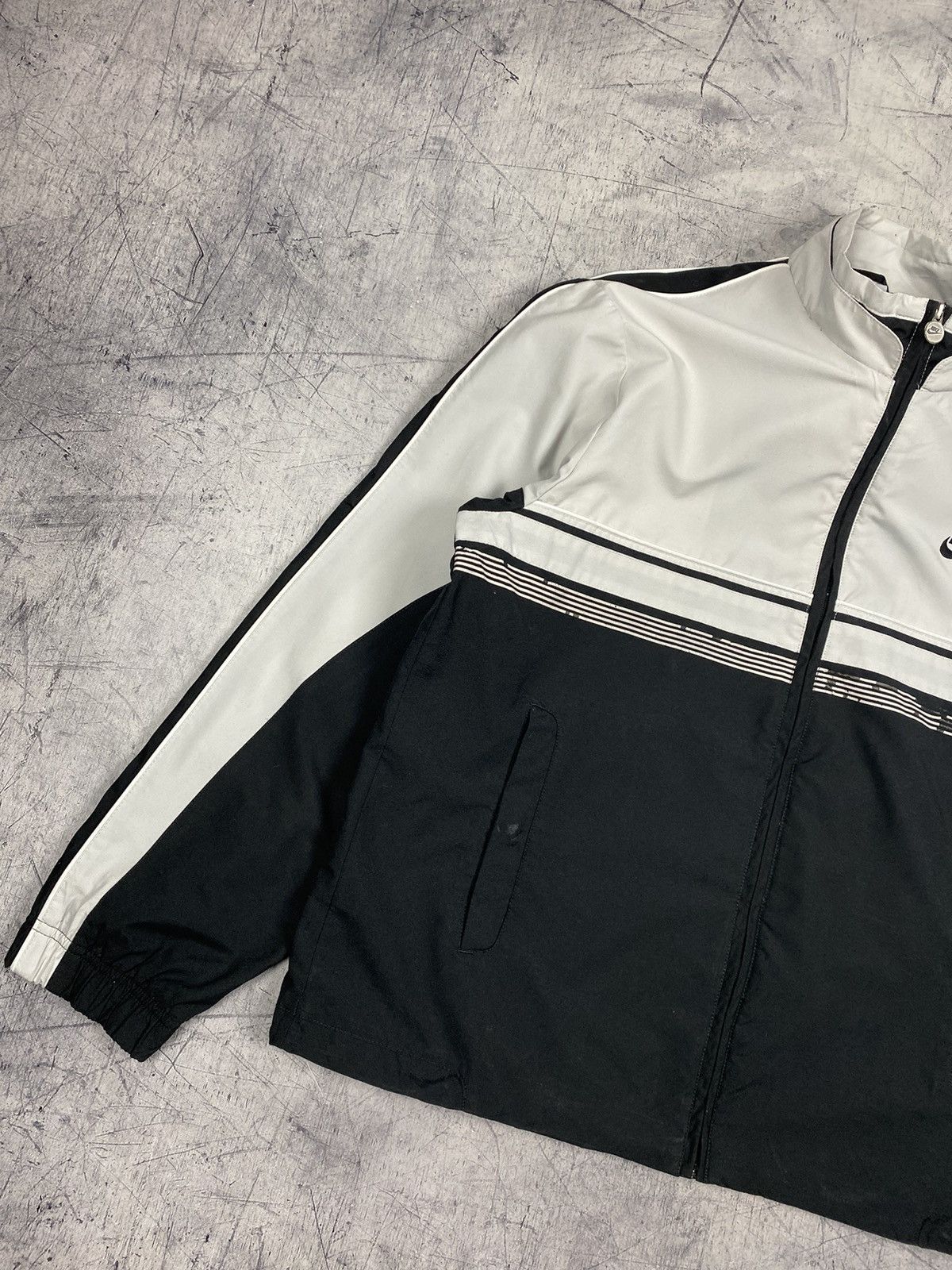 Nike Vintage Nike Streetwear y2k Drill Track Top Jacket Size US M / EU 48-50 / 2 - 3 Thumbnail