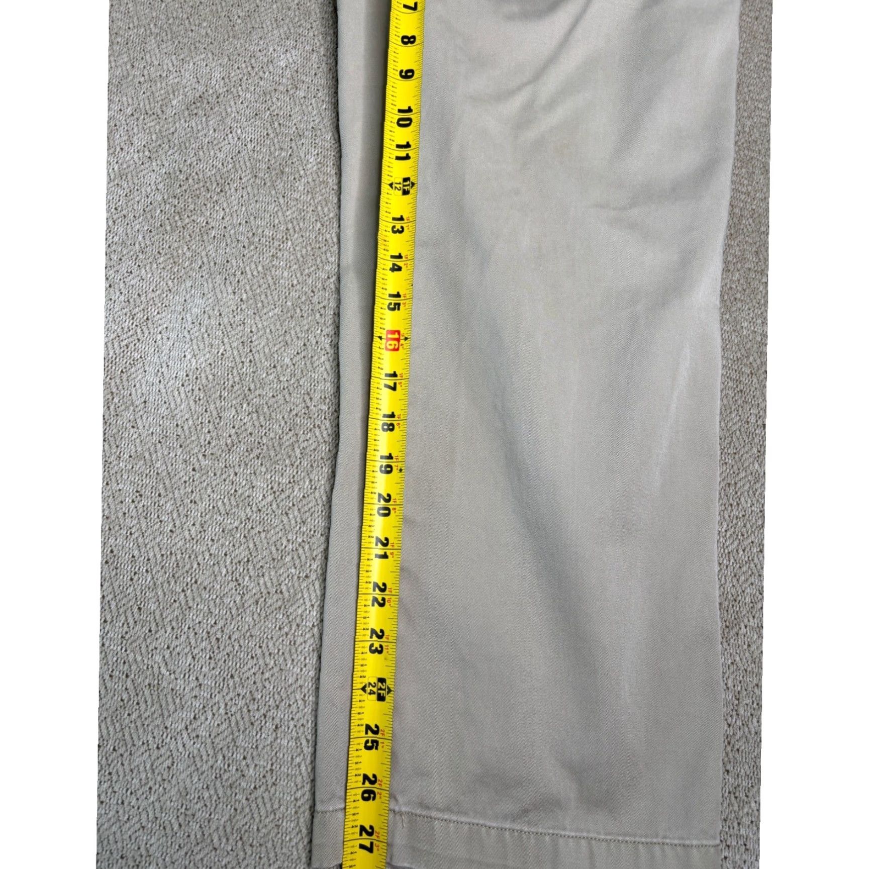 Polo Ralph Lauren Polo Ralph Lauren Khaki Pants Classic Fit Pleated Men 36x29 Dress Pants Beige Canvas Cotton Front Pleated Logo Button Size US M / EU 48-50 / 2 - 7 Thumbnail