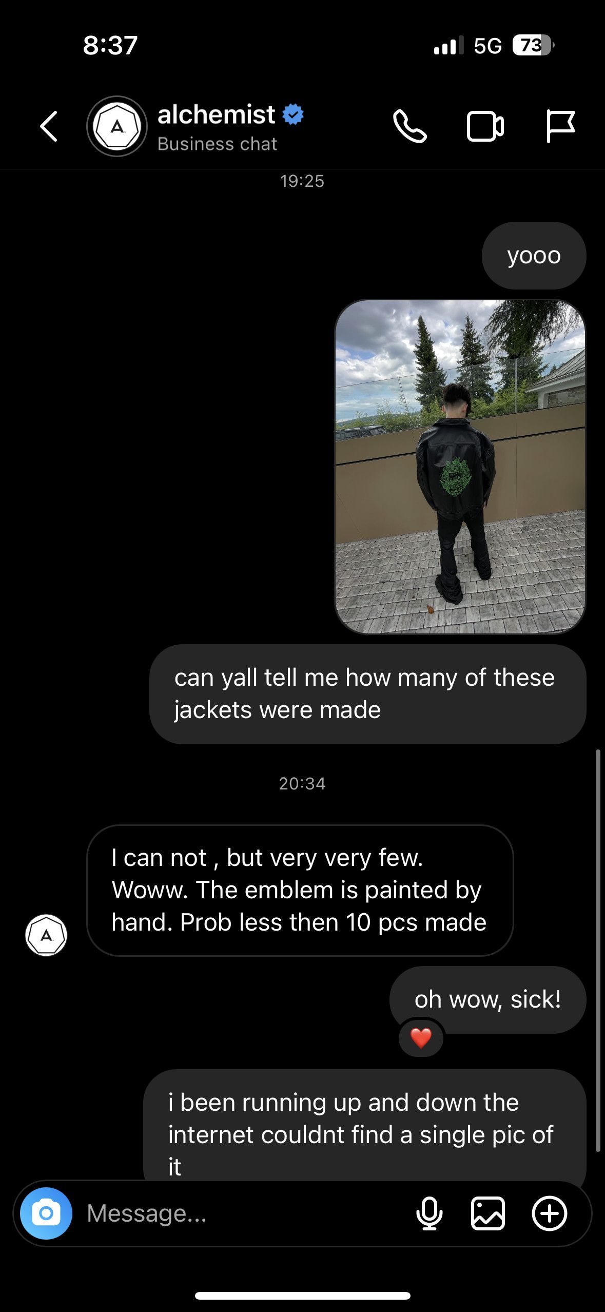 Alchemist Alchemist Heavy Leather Jacket Size US L / EU 52-54 / 3 - 5 Thumbnail