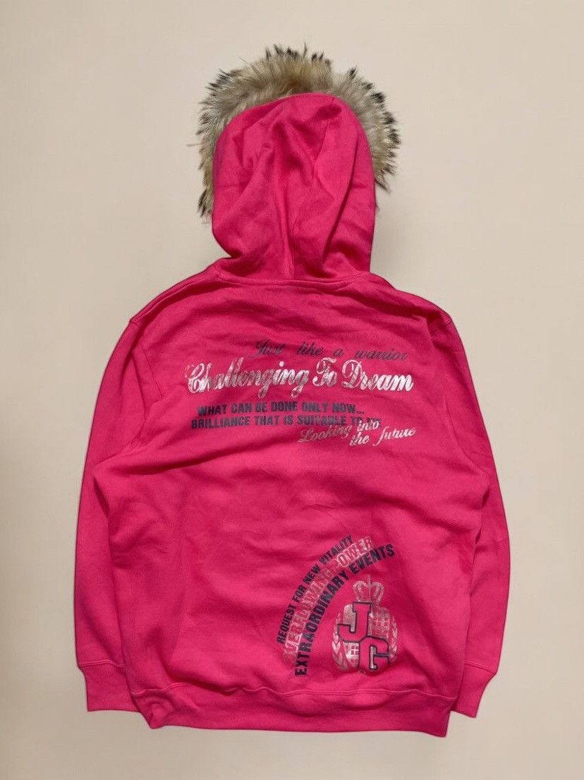 Japanese Brand Jadiss Poem Tribal faux fur hoodie lgb style Size US L / EU 52-54 / 3 - 3 Thumbnail