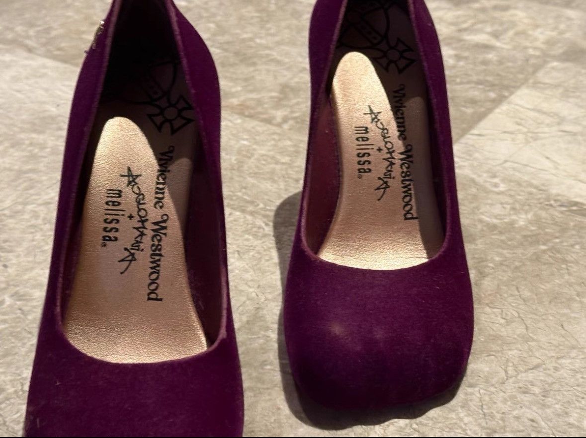 Vivienne Westwood Vivienne Westwood Velvet Melissa Heels Size US 7.5 / IT 37.5 - 1 Thumbnail