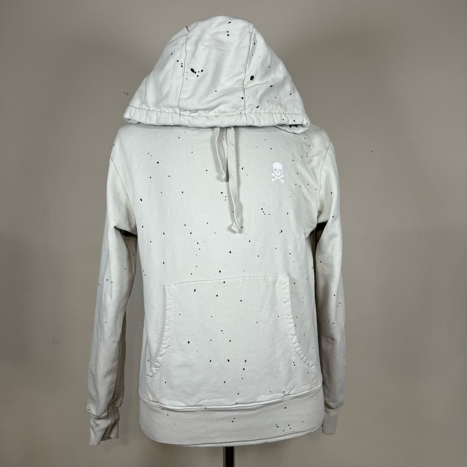 Unknown London SoulCycle Ink Splatter Skull Bones Hoodie Pockets Size S Size US S / EU 44-46 / 1 - 1 Thumbnail