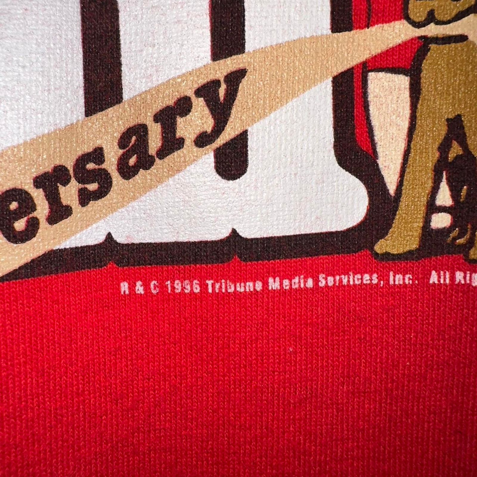 Vintage Vintage 1996 Single Stitch Annie The 20th Anniversary XL Size US XL / EU 56 / 4 - 2 Thumbnail