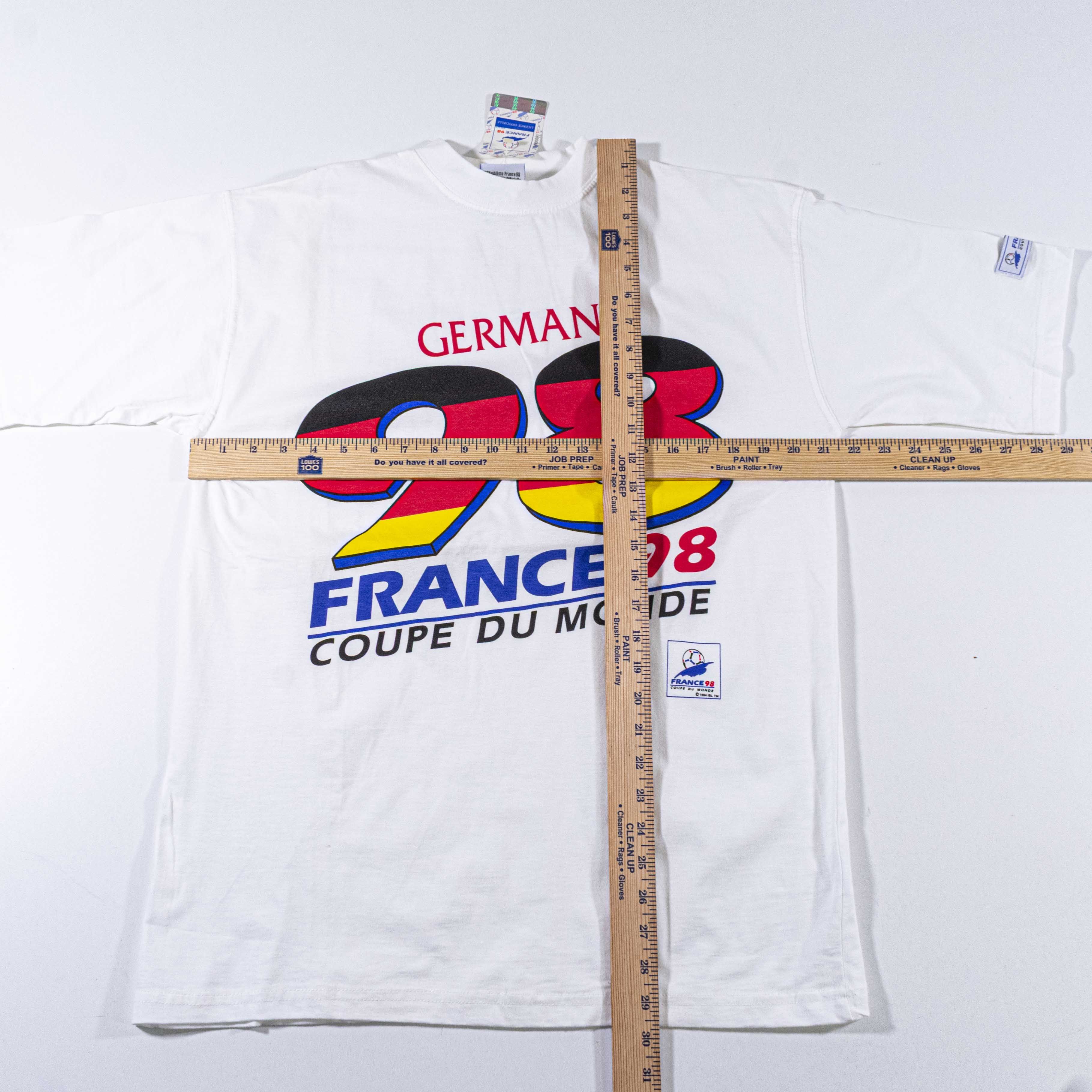 Vintage Vintage 1998 Germany World Cup T-Shirt France 98 Blokecore Size US L / EU 52-54 / 3 - 3 Thumbnail