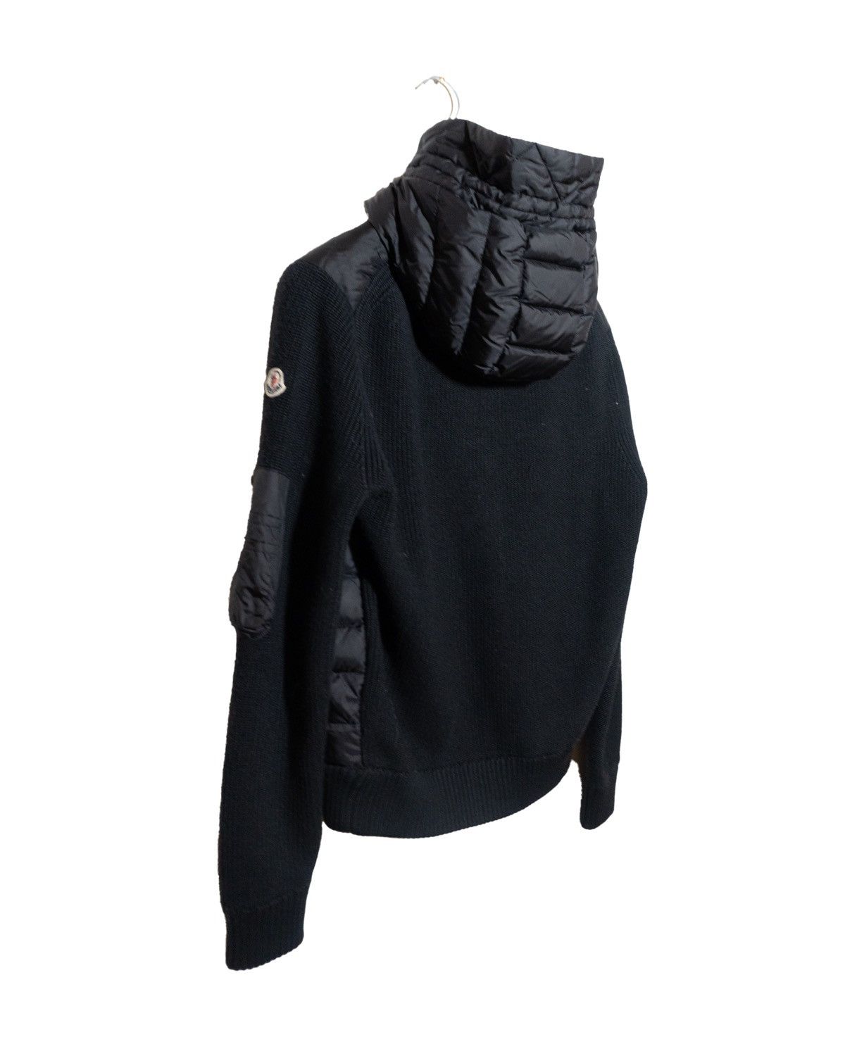 Moncler Moncler Padded Wool Hoodie Size US M / EU 48-50 / 2 - 4 Thumbnail