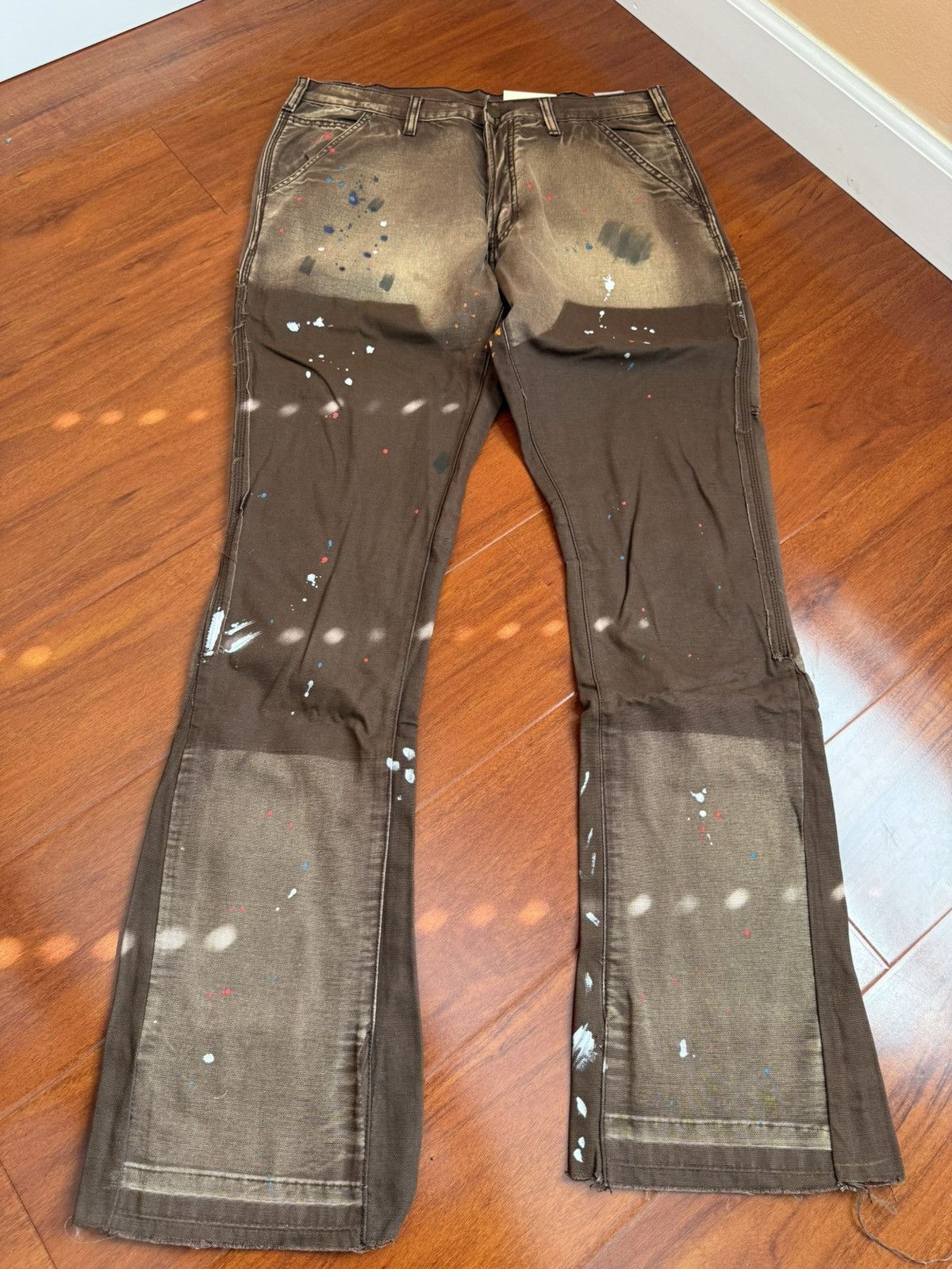 MNML MNML Splatter Flared Jeans Size US 34 / EU 50 - 1 Preview