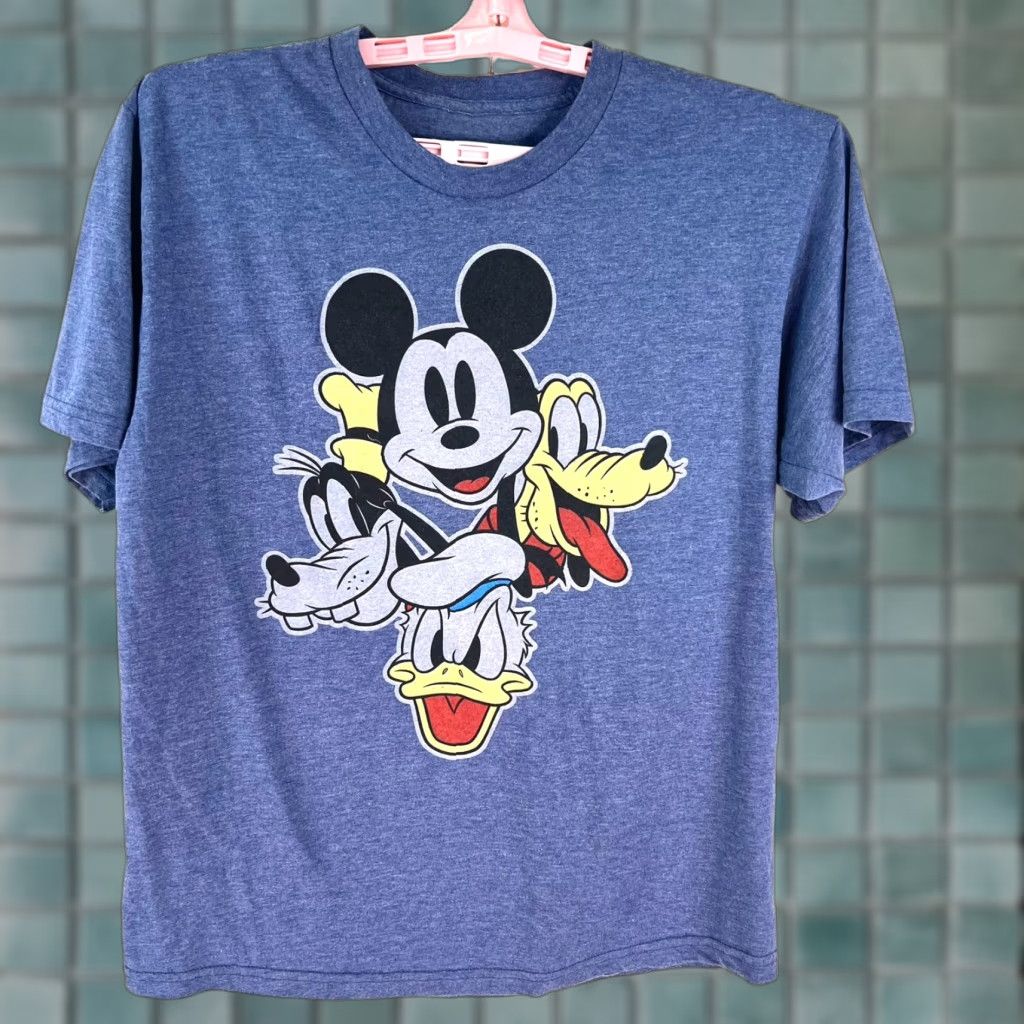 Disney Disney Mickey and Friends Tee Shirt Adult XL Blue Shirt Men 90s Cartoon Movie Disney Size US XL / EU 56 / 4 - 1 Thumbnail
