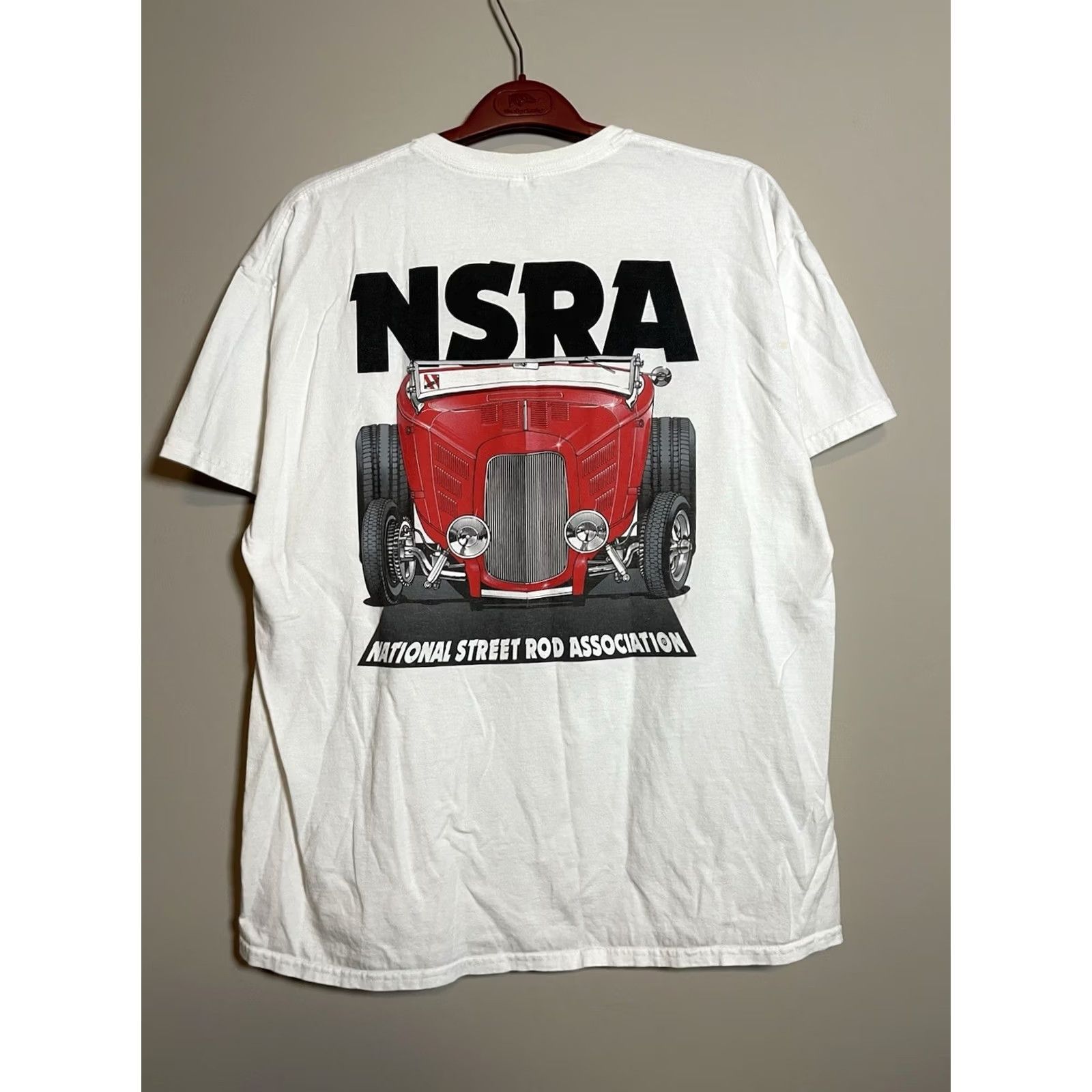 Gildan NSRA Street Rod Nationals T-Shirt White XL Men Short Sleeve Gildan Retro Crew Neck Size US XL / EU 56 / 4 - 7 Thumbnail