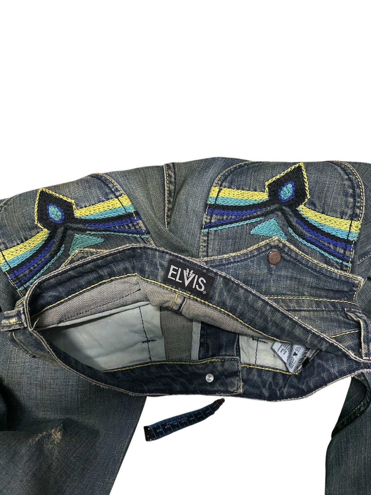 Kapital Vintage Elvis Distress 32x42 . Size US 32 / EU 48 - 6 Thumbnail