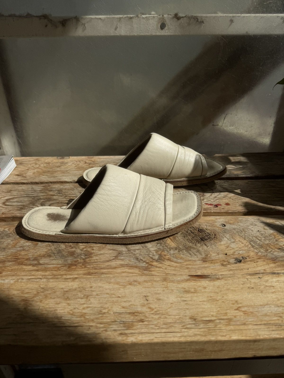 Dries Van Noten Off white slip on sandal Size US 11 / EU 44 - 4 Thumbnail