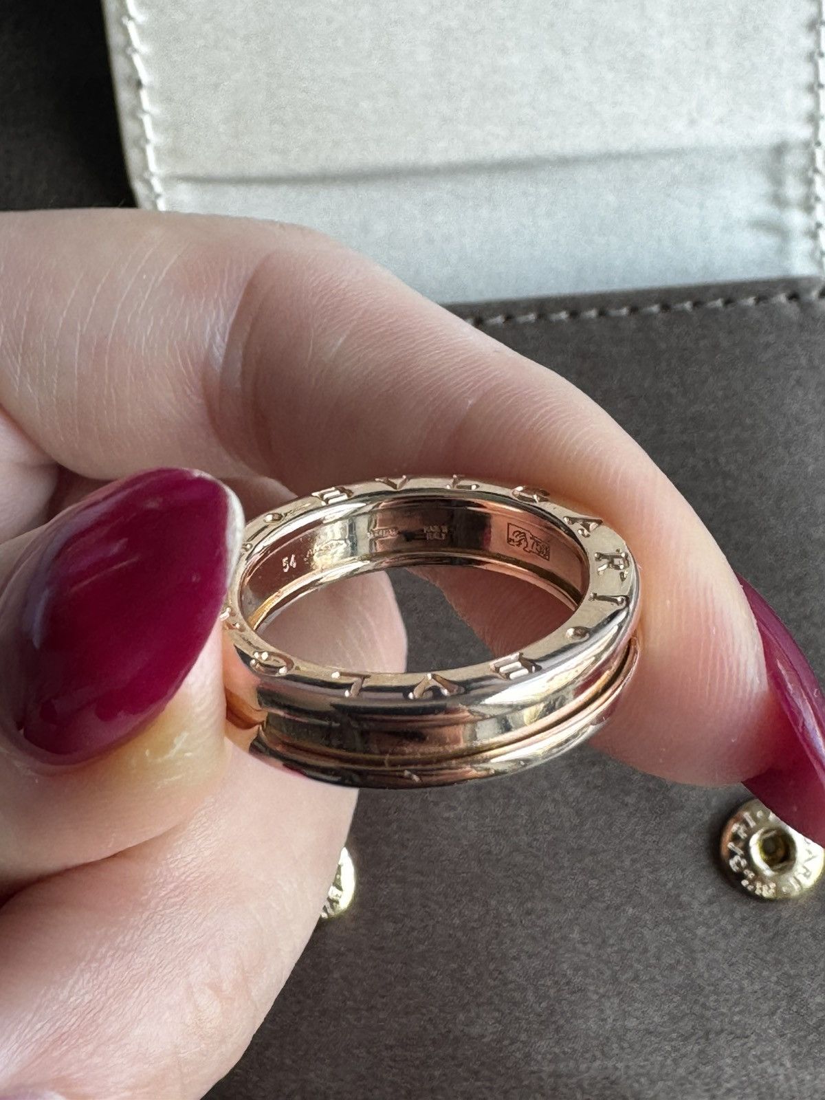 Bvlgari Bvlgari B zero1 Rose Gold Ring Size ONE SIZE - 8 Thumbnail