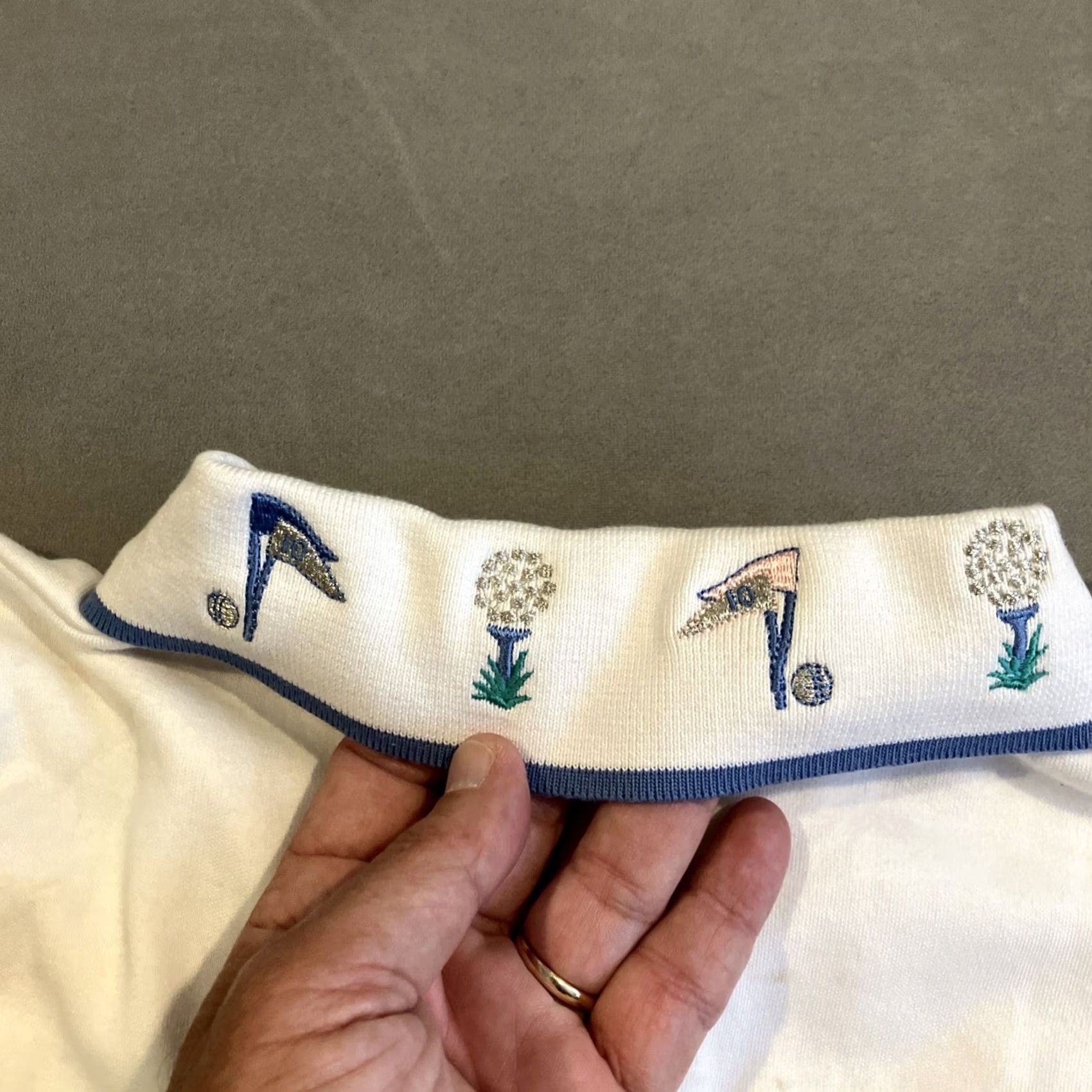 Vintage VINTAGE Kenneth Tool Embroidered Golf Polo Women XL White Polo Apparel Ladies XL Size XL / US 12-14 / IT 48-50 - 5 Thumbnail