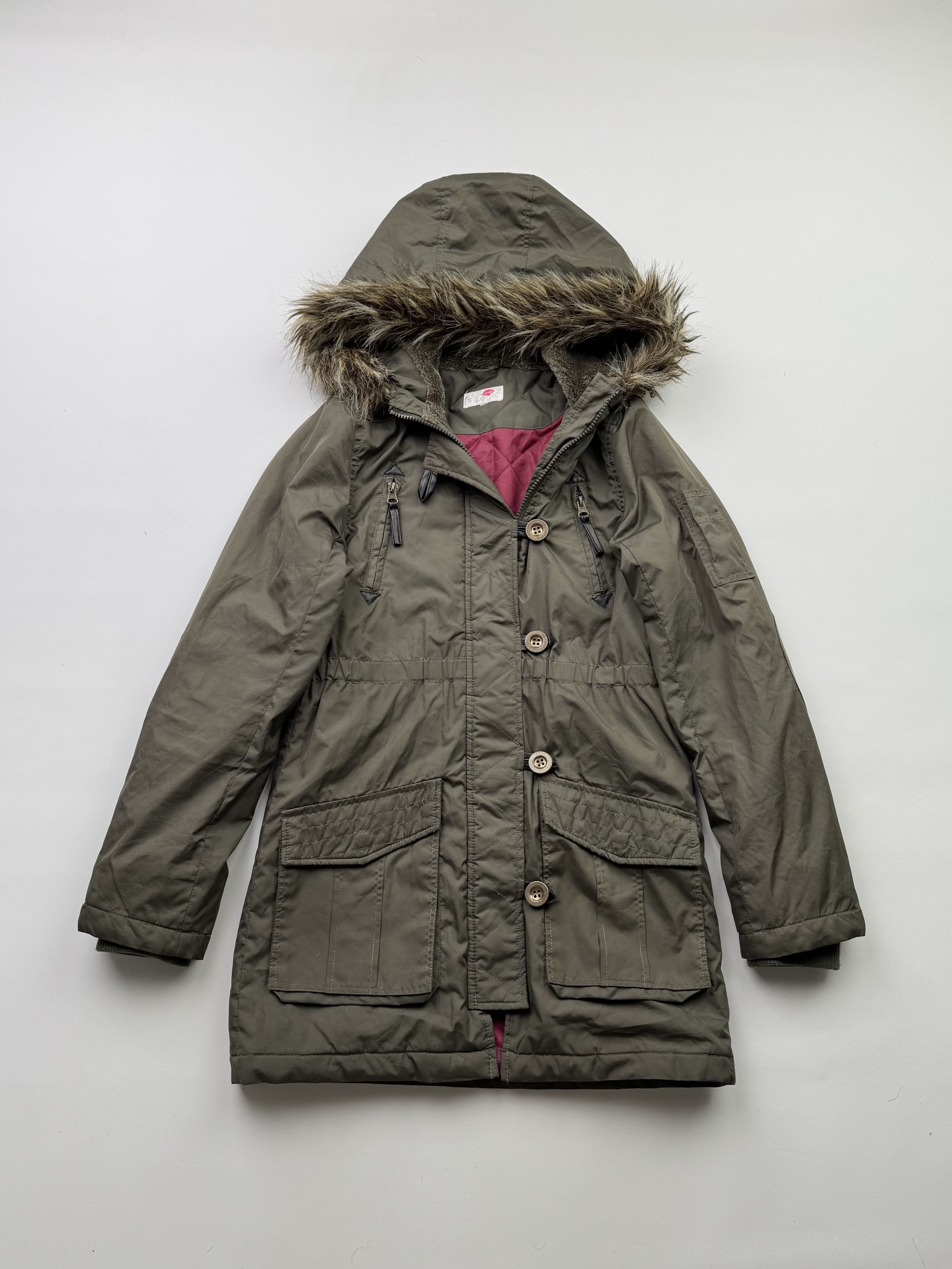 Japanese Brand Vintage Faux Fur Hood Jacket B765(V98)E2 Size XS / US 0-2 / IT 36-38 - 1 Thumbnail