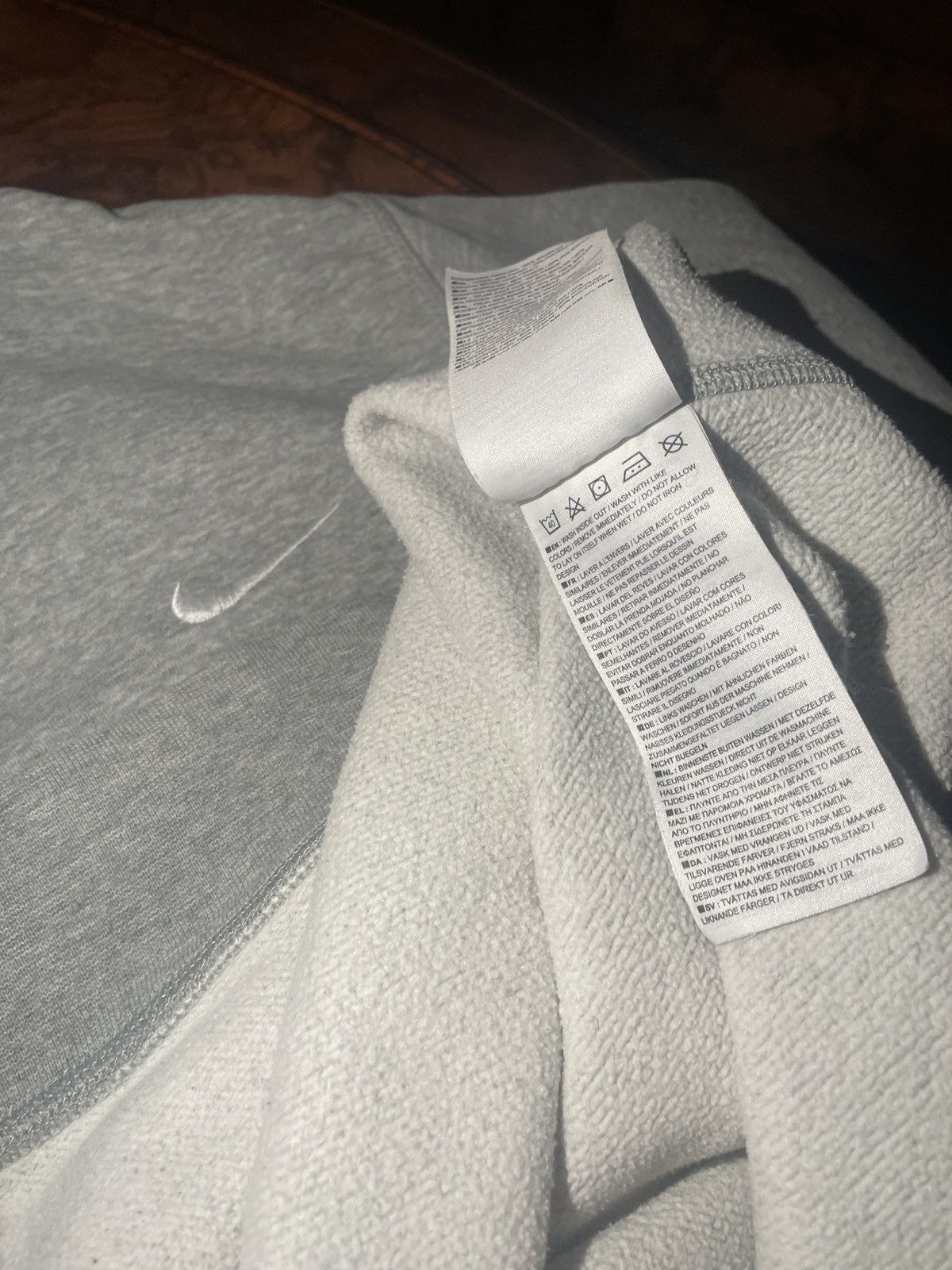 Nike Vintage Nike Hoodie Grey Small Swoosh Logo Size US M / EU 48-50 / 2 - 5 Thumbnail