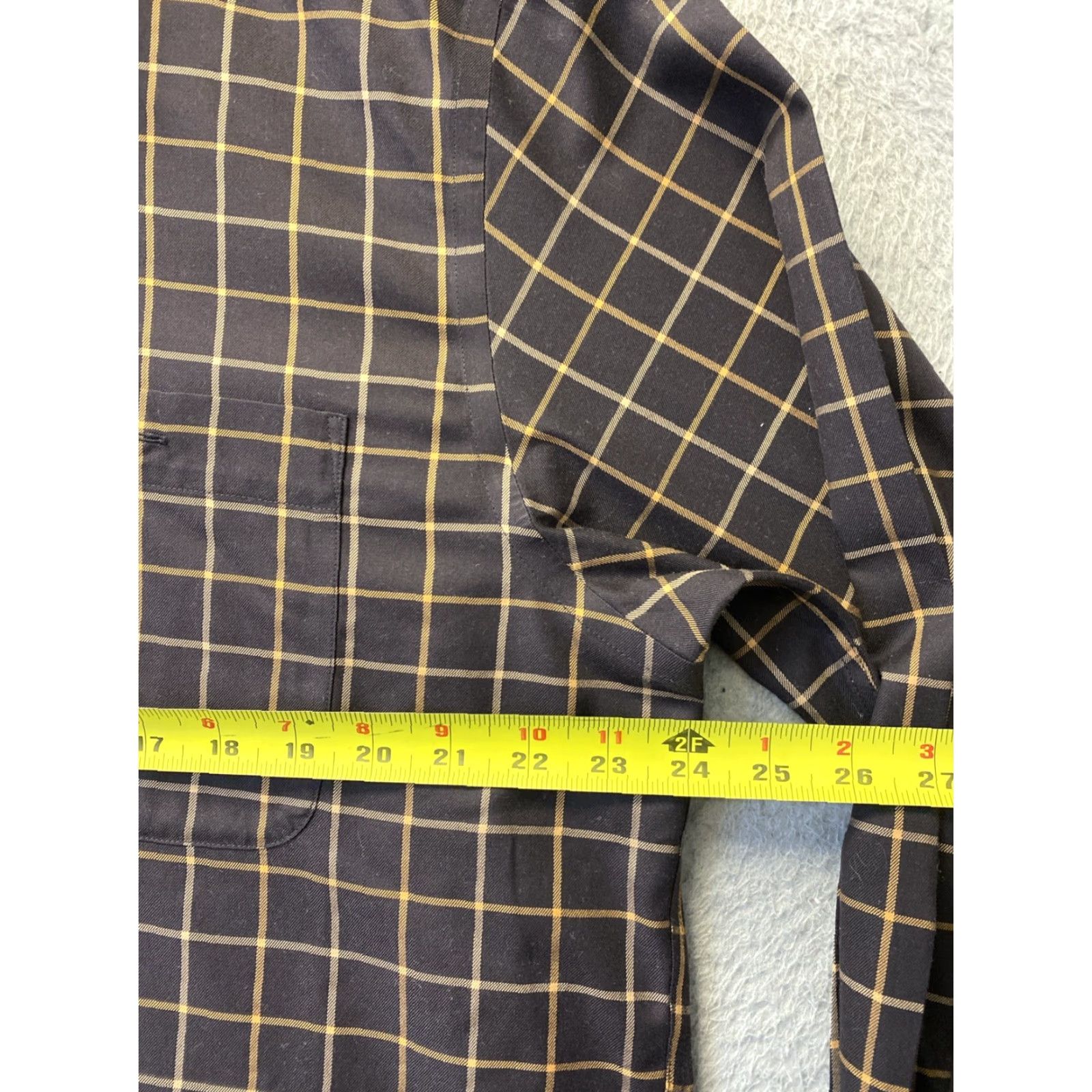 Orvis VINTAGE Orvis Men’s Button Shirt Large Brown Check Casual Workwear Fall Winter Cotton Mens Size US L / EU 52-54 / 3 - 4 Thumbnail
