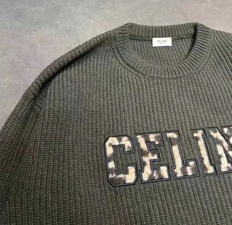 Celine Celine Boy Doll Logo Knitwear Sweater-2507 Size US XS / EU 42 / 0 - 2 Thumbnail