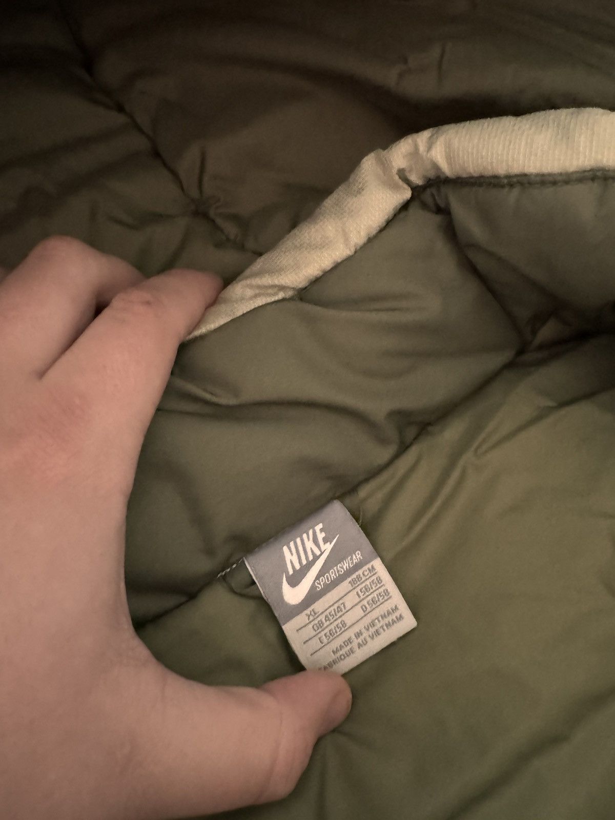Nike × Nike ACG NIKE PUFFER DOWN BASIC LOGO OVERSIZE NYLON JACKET Size US XL / EU 56 / 4 - 6 Thumbnail