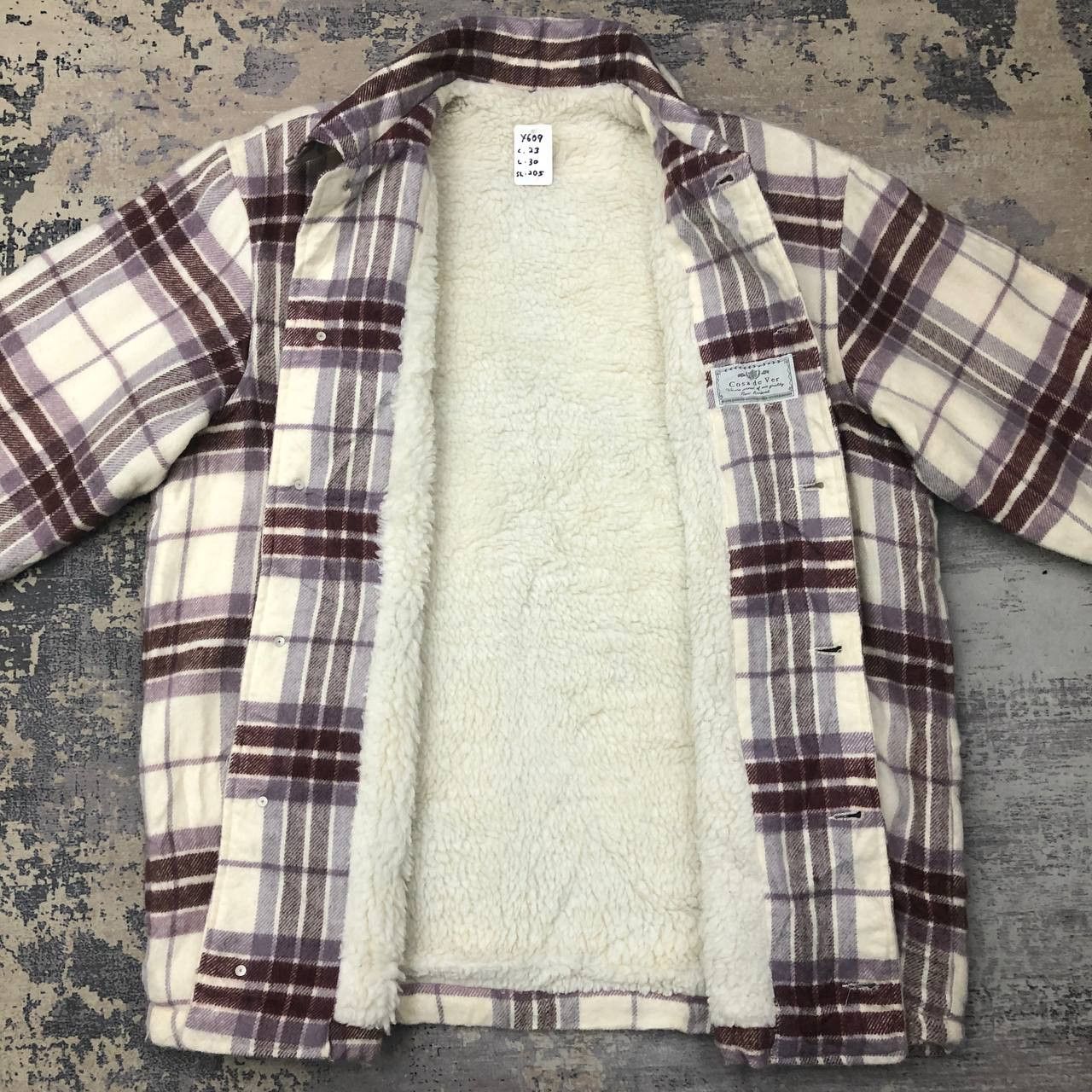 Japanese Brand × Vintage Y609 COSA DE VER TARTAN SHERPA JACKETS Size US S / EU 44-46 / 1 - 3 Thumbnail